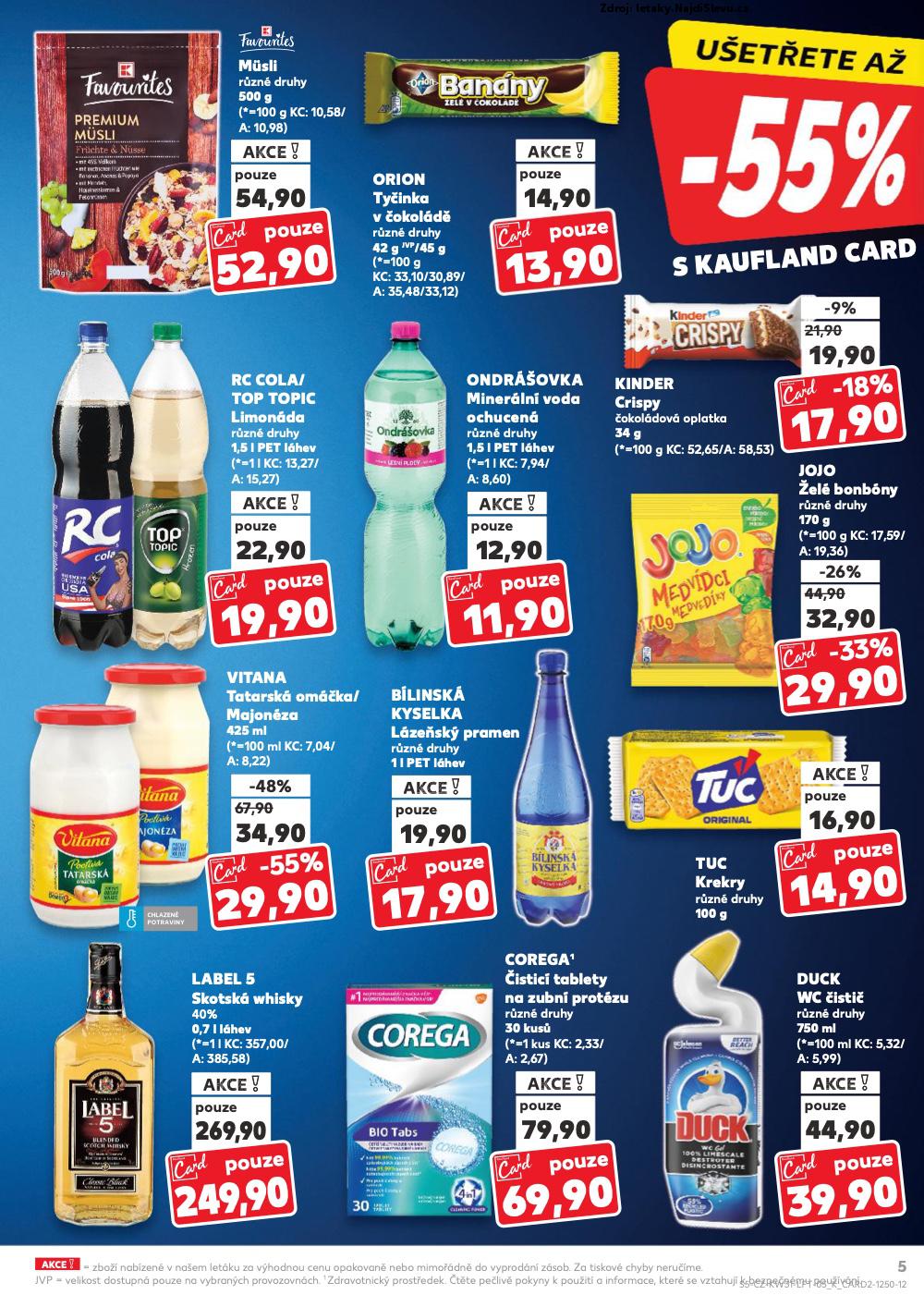 Strana 5 - leták Kaufland (30. 7. - 5. 8. 2025)