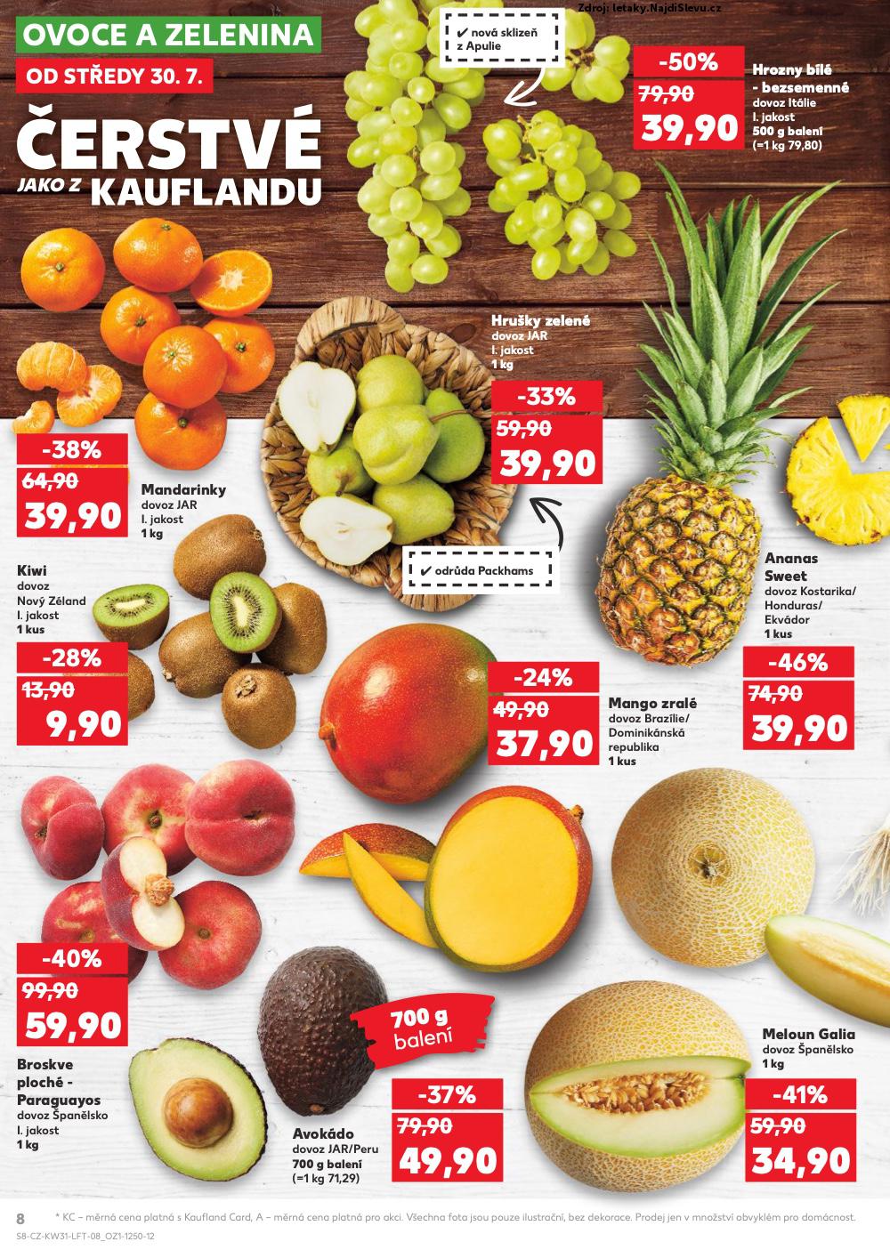 Strana 8 - leták Kaufland (30. 7. - 5. 8. 2025)