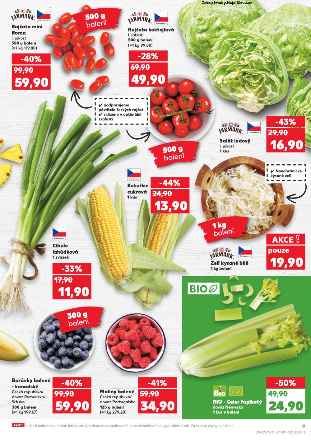 Strana 9 - leták Kaufland (30. 7. - 5. 8. 2025)