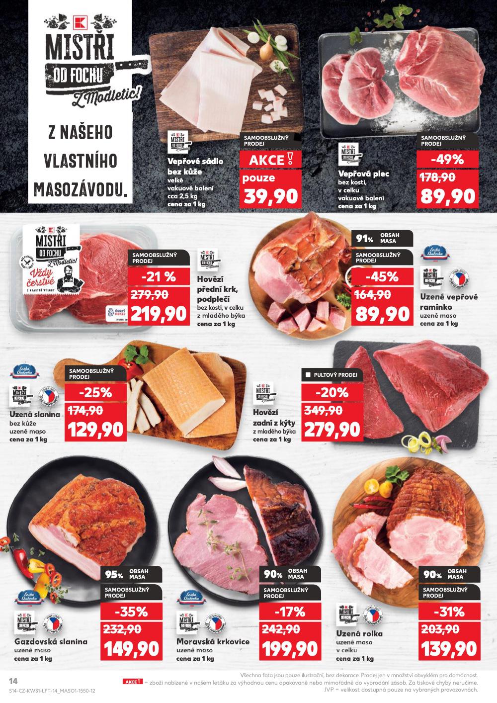 Strana 14 - letk Kaufland (30. 7. - 5. 8. 2025)