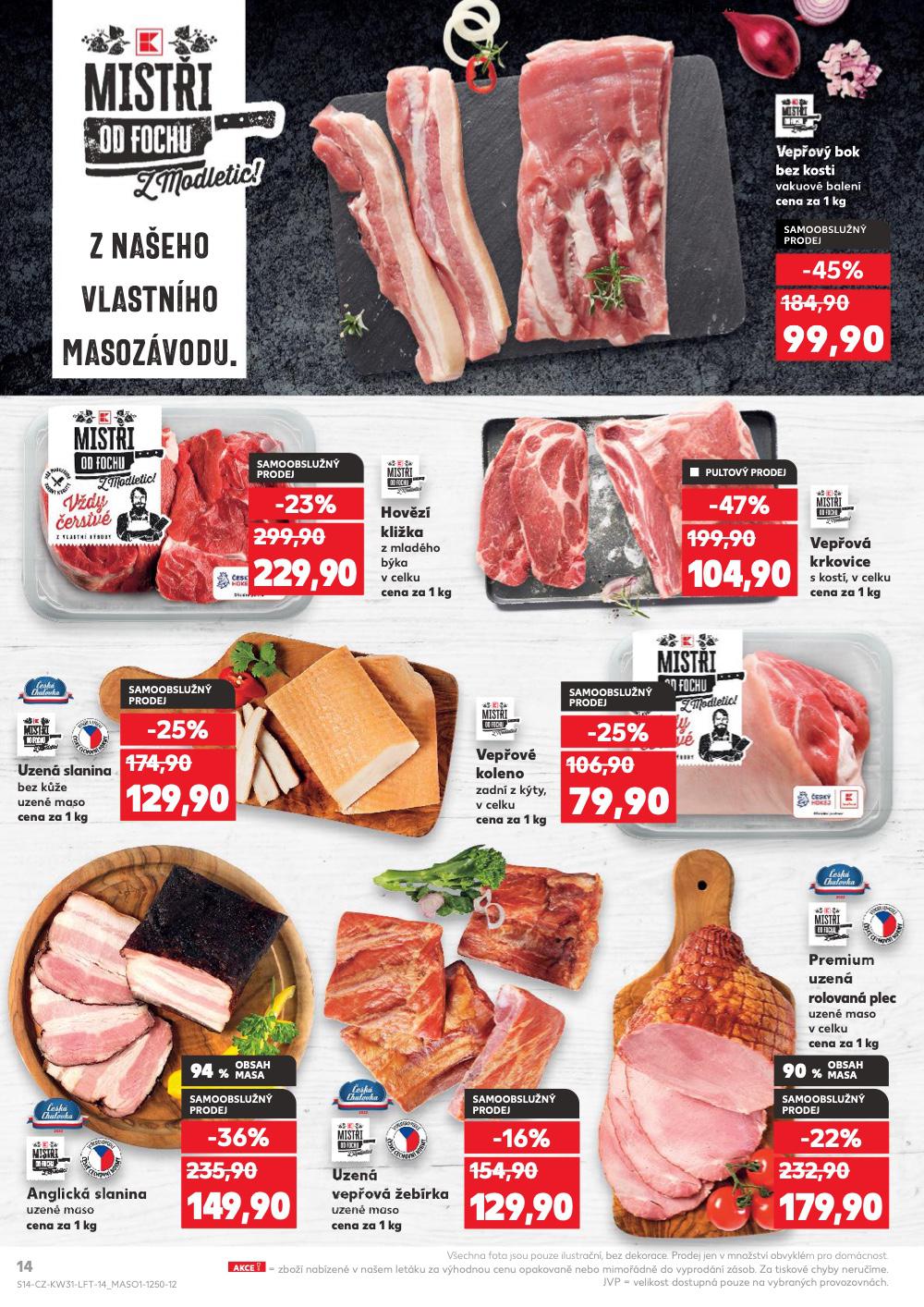 Strana 14 - letk Kaufland (30. 7. - 5. 8. 2025)