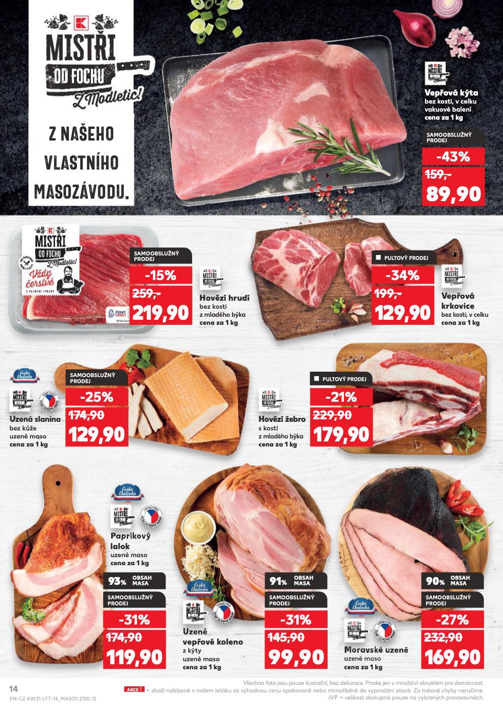 Strana 14 - leták Kaufland (30. 7. - 5. 8. 2025)