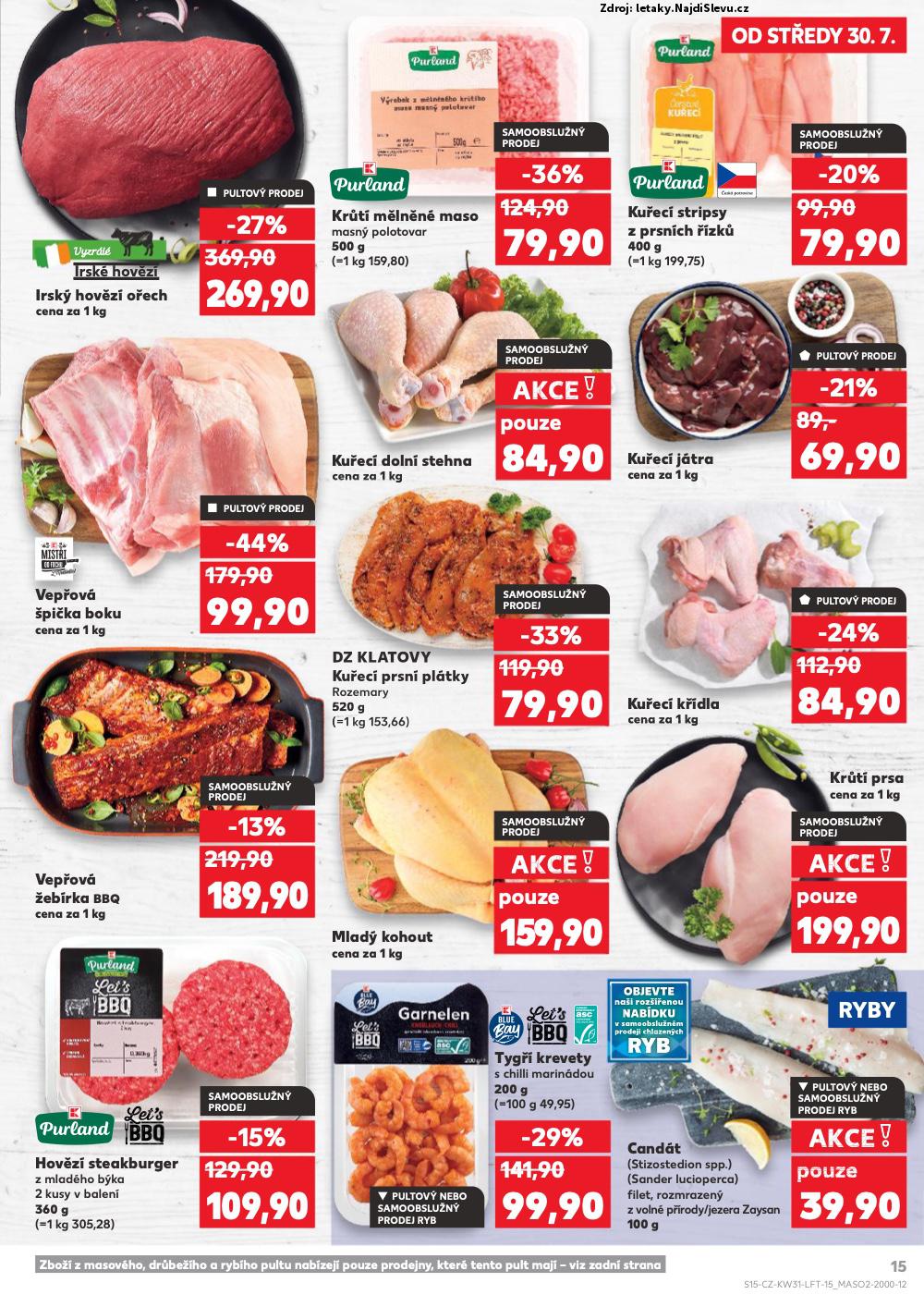 Strana 15 - leták Kaufland (30. 7. - 5. 8. 2025)