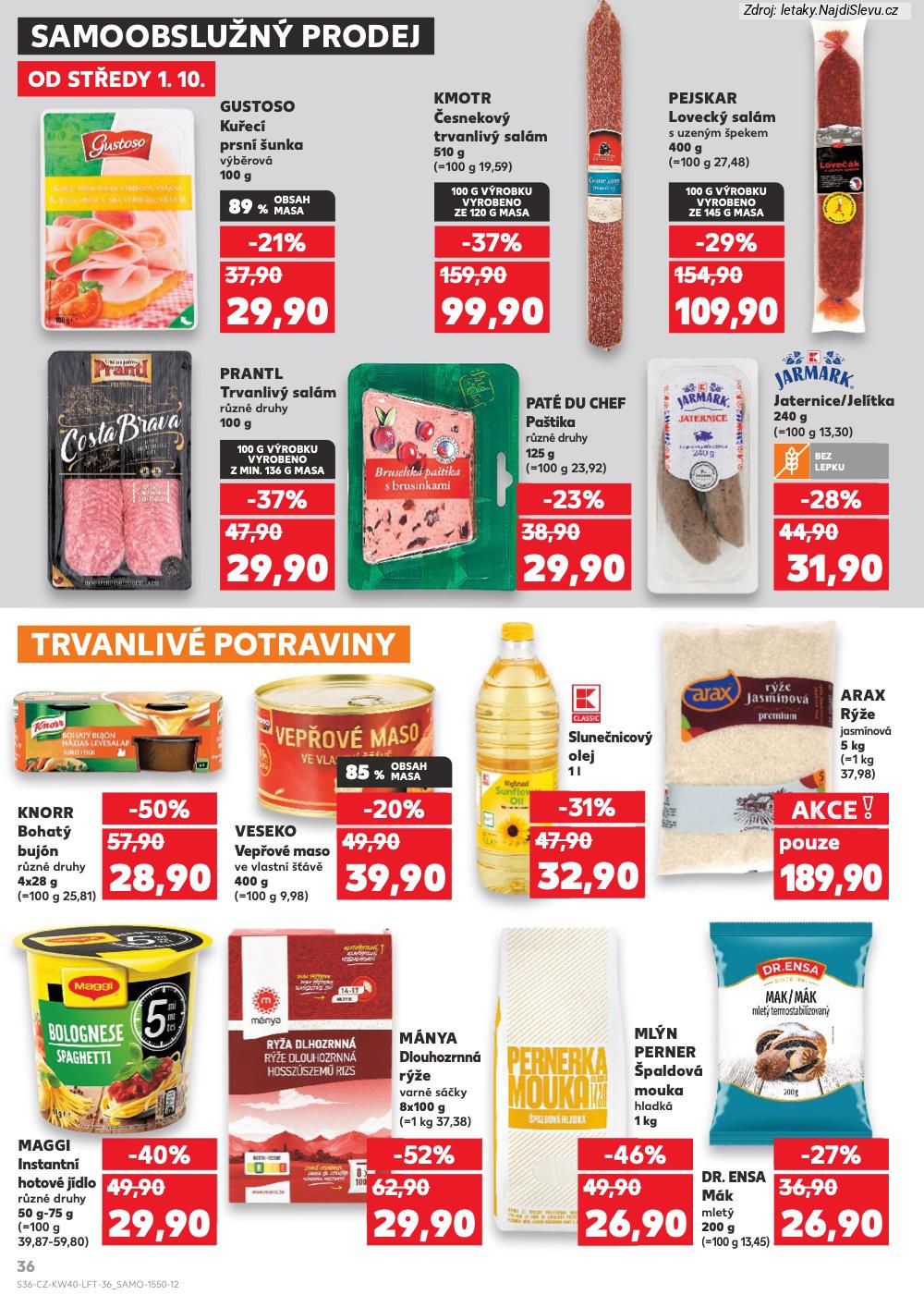 Letk Kaufland (1. 10. - 7. 10. 2025) - strana 36 z 90
