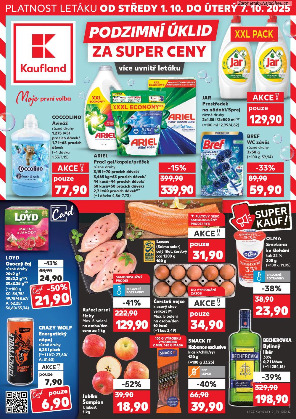 Let�k Kaufland  Brno (1. 10. - 7. 10. 2025) - str. 1