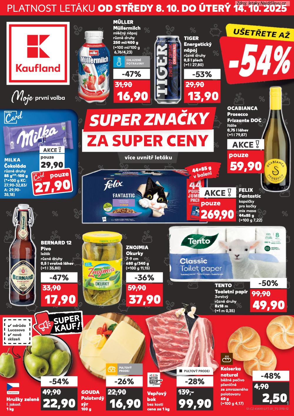 Let�k Kaufland  Ostrava, Olomouc, Opava, Hav��ov (8. 10. - 14. 10. 2025) - str. 1