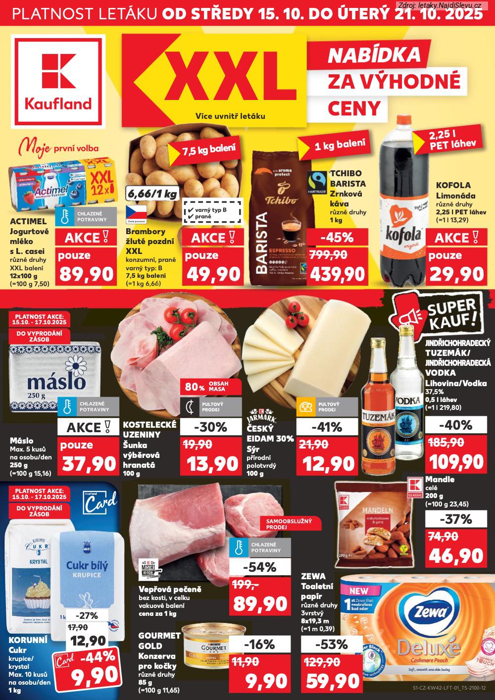 Let�k Kaufland  Ostrava, Olomouc, Opava, Hav��ov (15. 10. - 21. 10. 2025) - str. 1