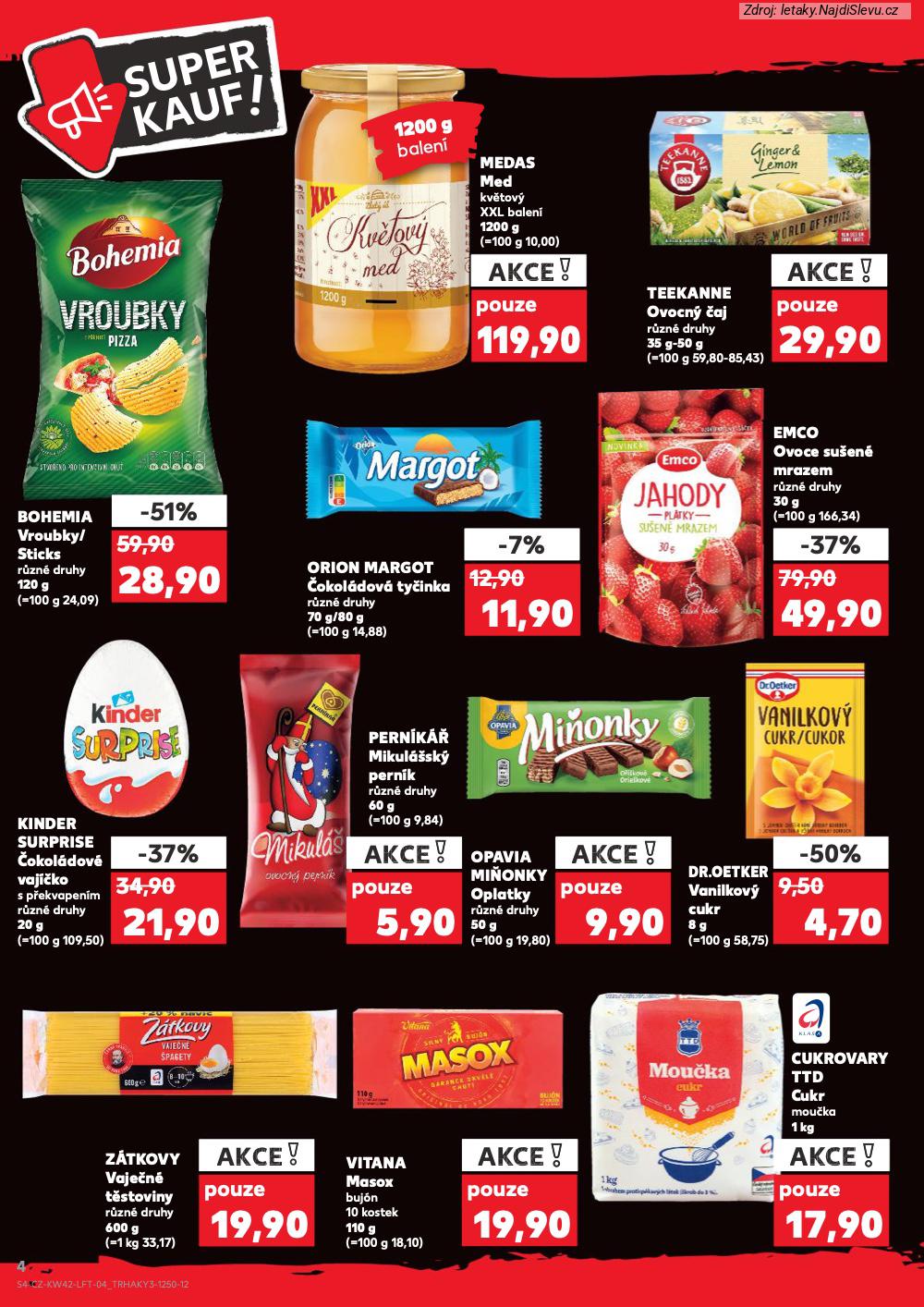 Let�k Kaufland  Ostrava, Olomouc, Opava, Hav��ov (15. 10. - 21. 10. 2025) - str. 4