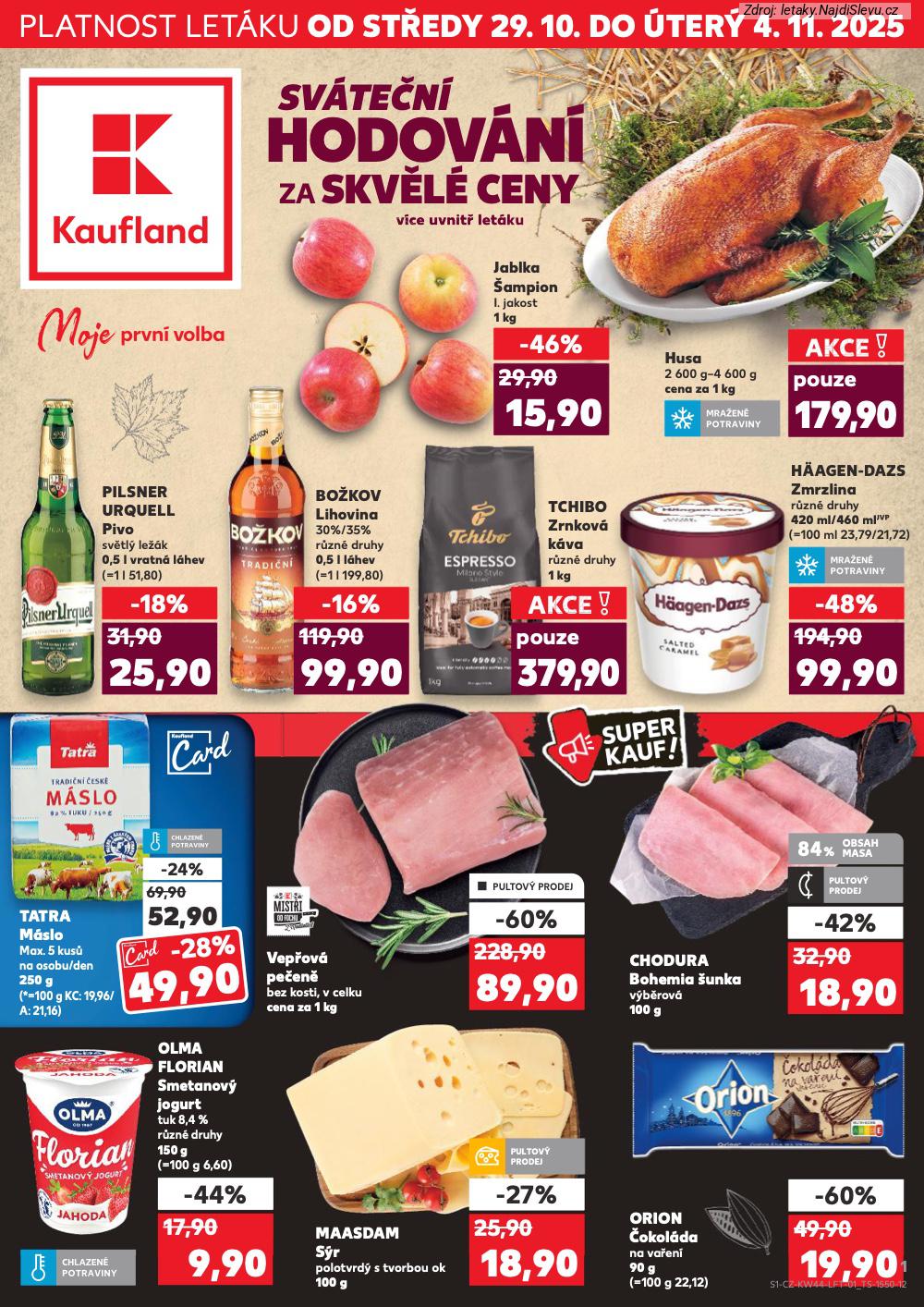 Let�k Kaufland  Praha (29. 10. - 4. 11. 2025) - str. 1