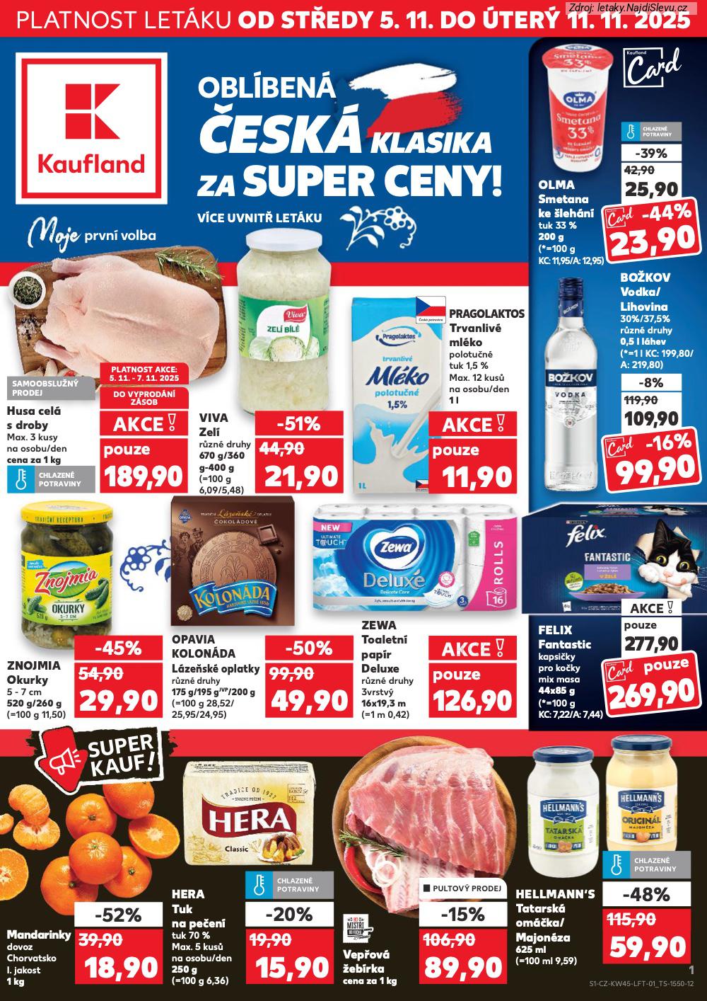 Letk Kaufland (5. 11. - 11. 11. 2025) - strana 1 z 60
