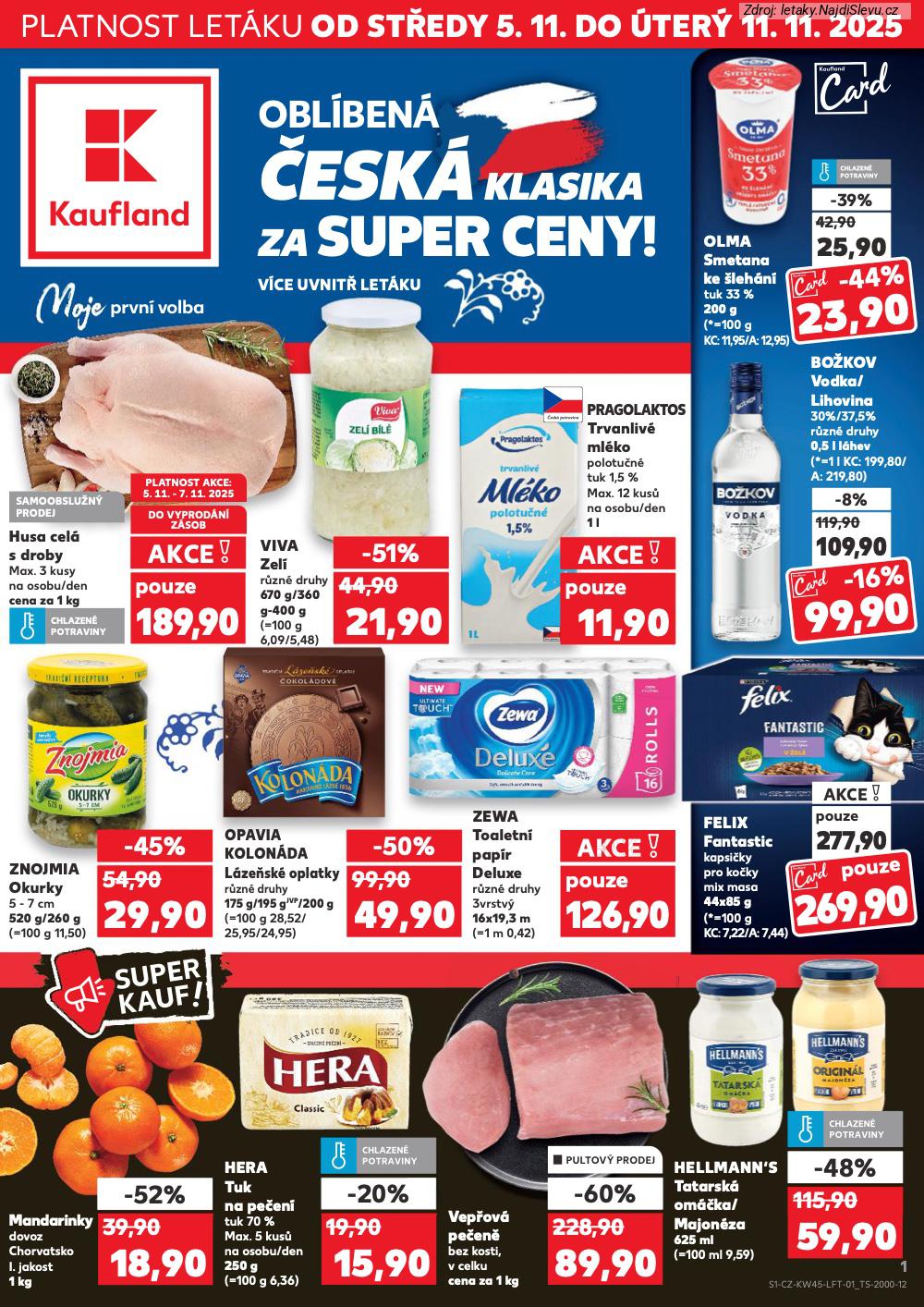 Letk Kaufland (5. 11. - 11. 11. 2025) - strana 1 z 60