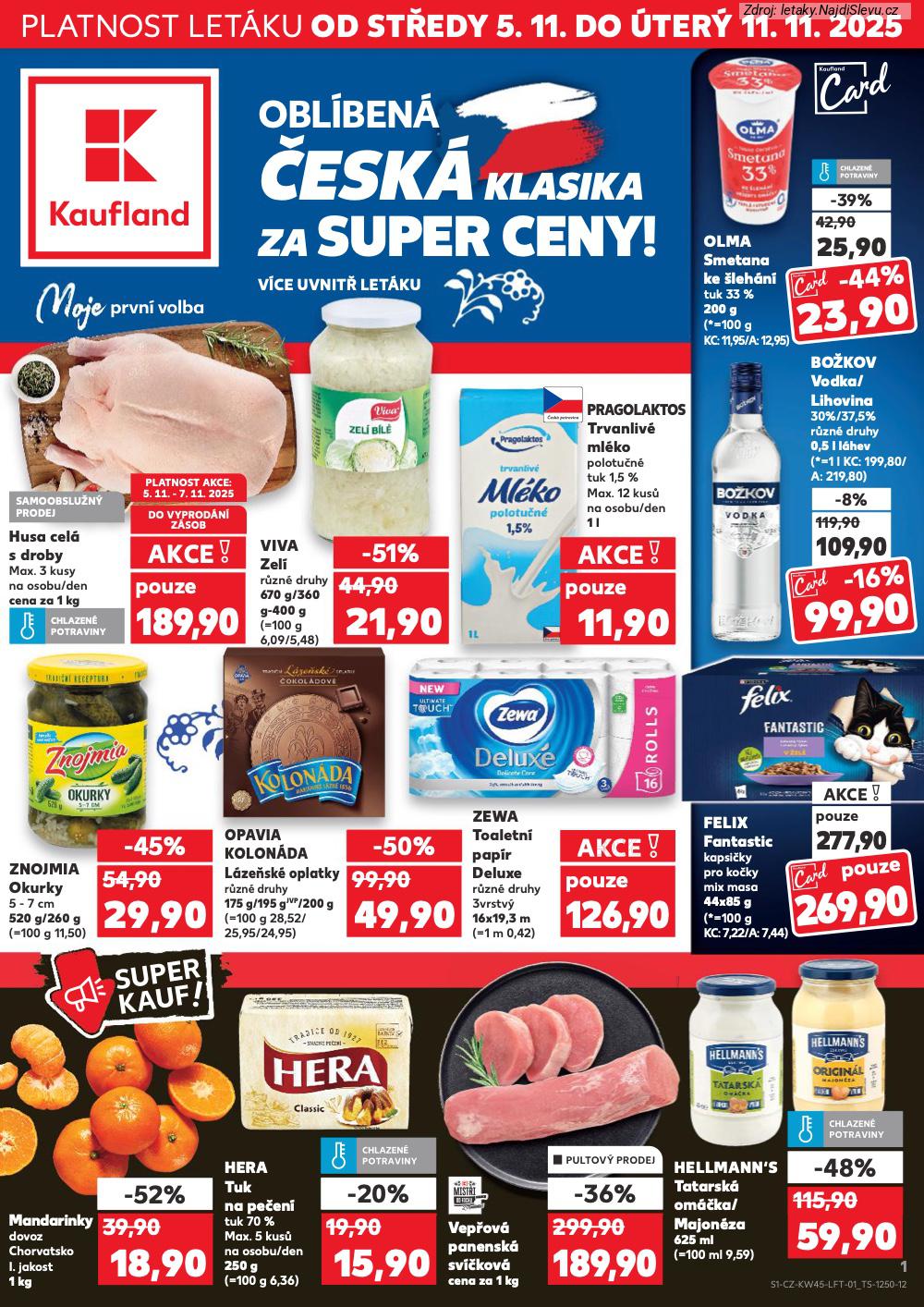 Letk Kaufland (5. 11. - 11. 11. 2025) - strana 1 z 60