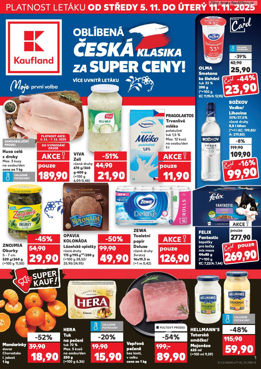 Letk Kaufland (5. 11. - 11. 11. 2025) - strana 1 z 60