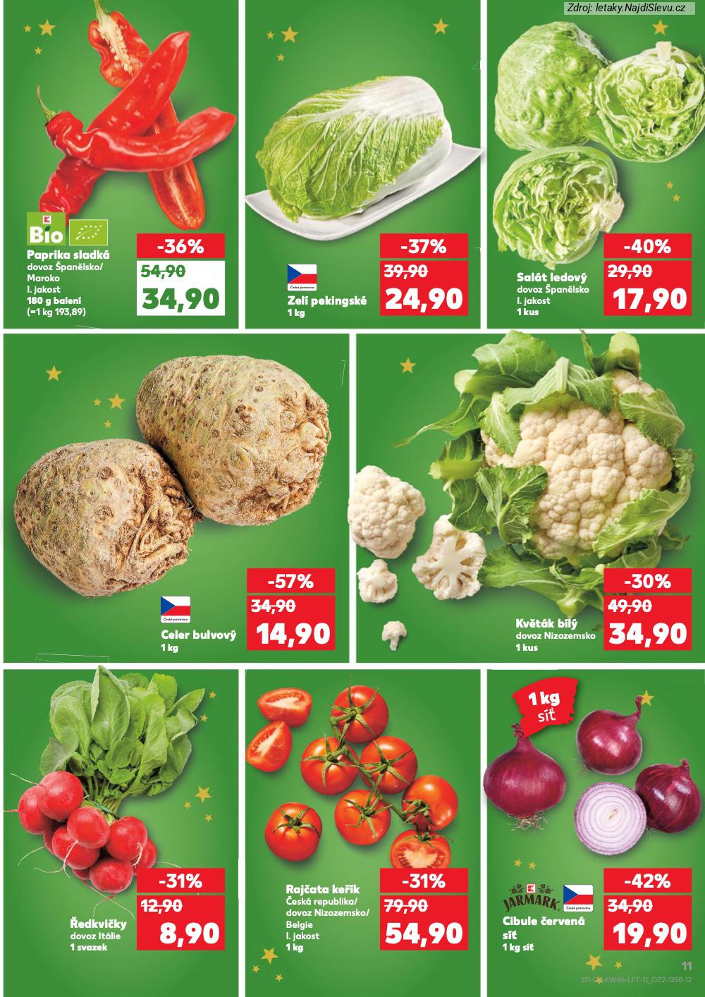 Let�k Kaufland  Most, M�ln�k, Sokolov, Mari�nsk� L�zn�, Kol�n, Kladno, �atec, P�s... (12. 11. - 18. 11. 2025) - str. 11
