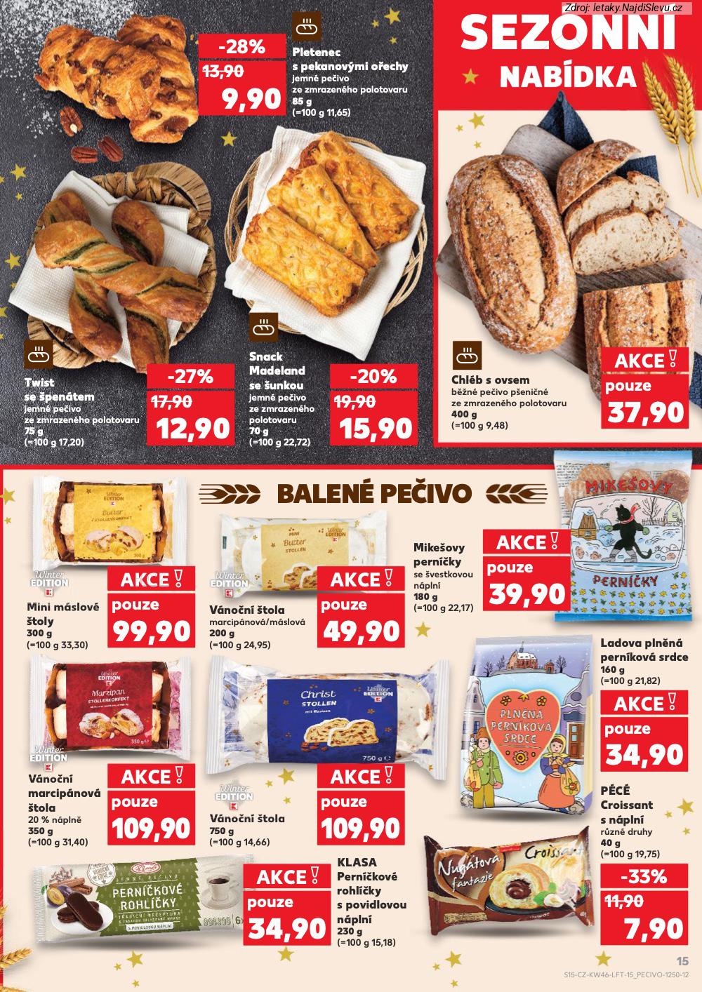 Let�k Kaufland  Most, M�ln�k, Sokolov, Mari�nsk� L�zn�, Kol�n, Kladno, �atec, P�s... (12. 11. - 18. 11. 2025) - str. 15