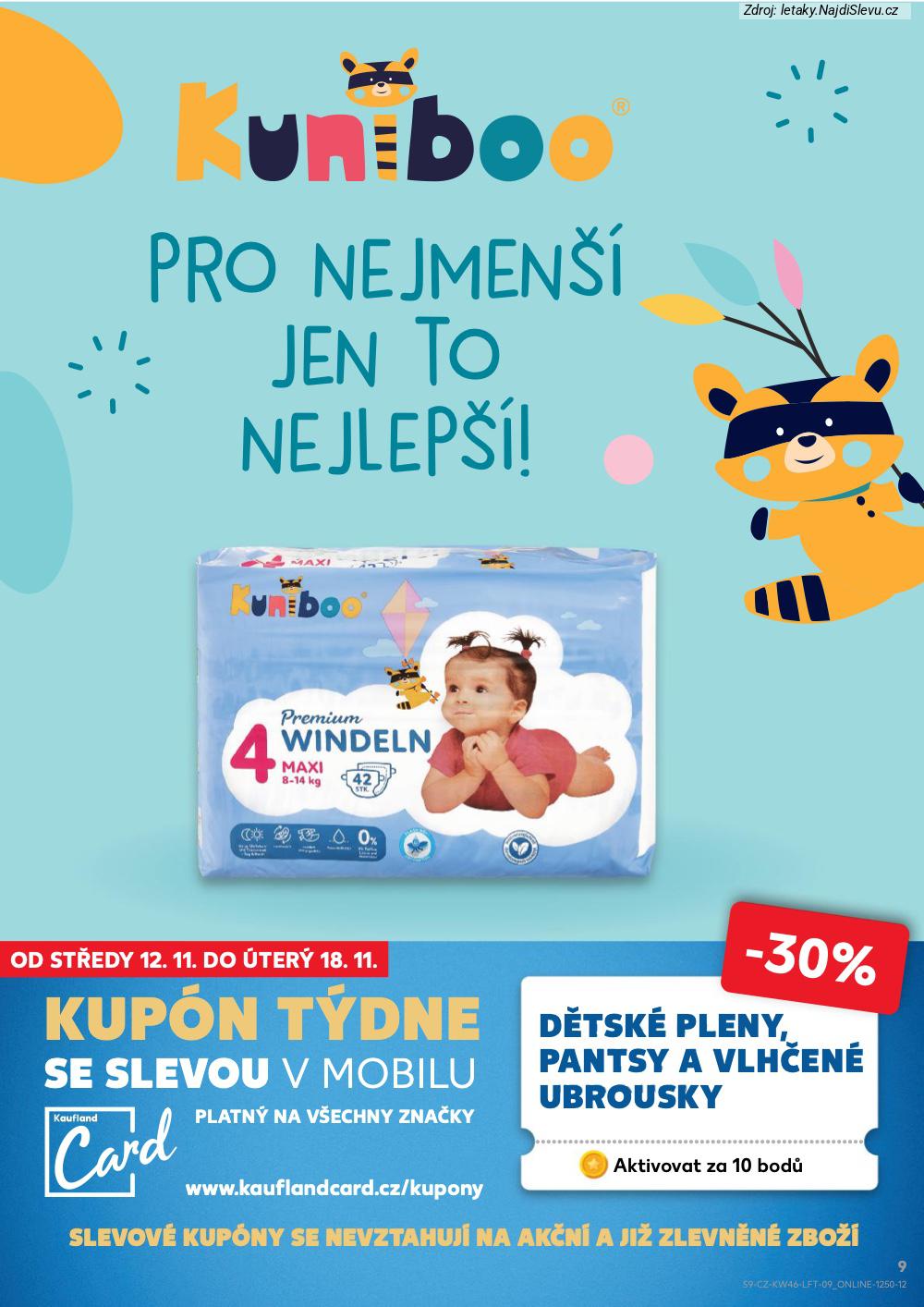 Let�k Kaufland  Most, M�ln�k, Sokolov, Mari�nsk� L�zn�, Kol�n, Kladno, �atec, P�s... (12. 11. - 18. 11. 2025) - str. 9