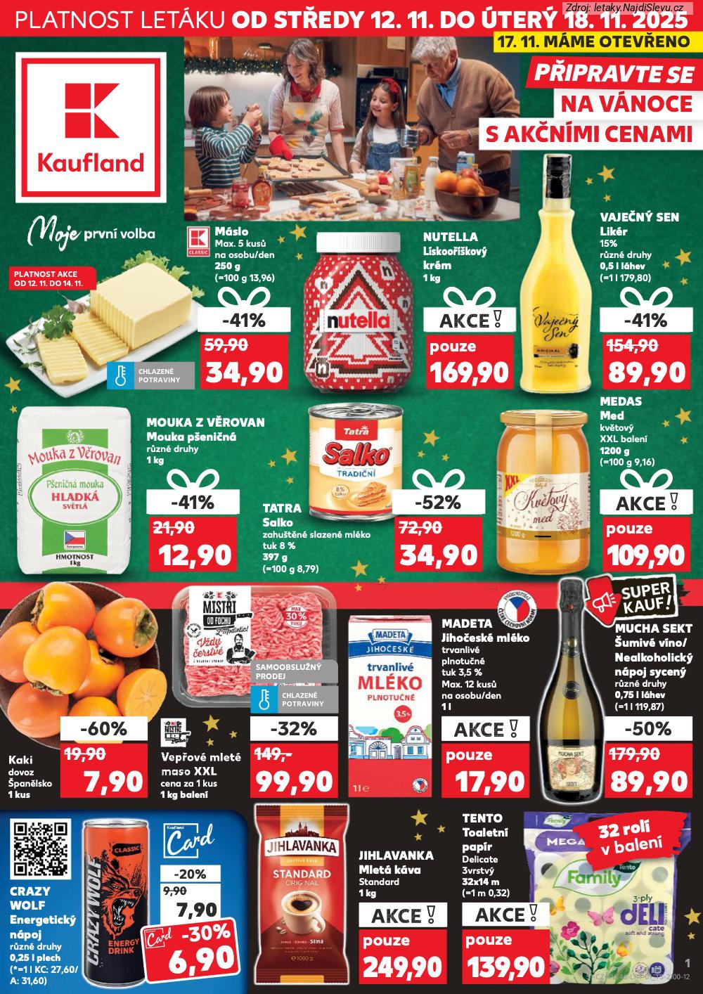 Let�k Kaufland  Ostrava, Olomouc, Opava, Hav��ov (12. 11. - 18. 11. 2025) - str. 1