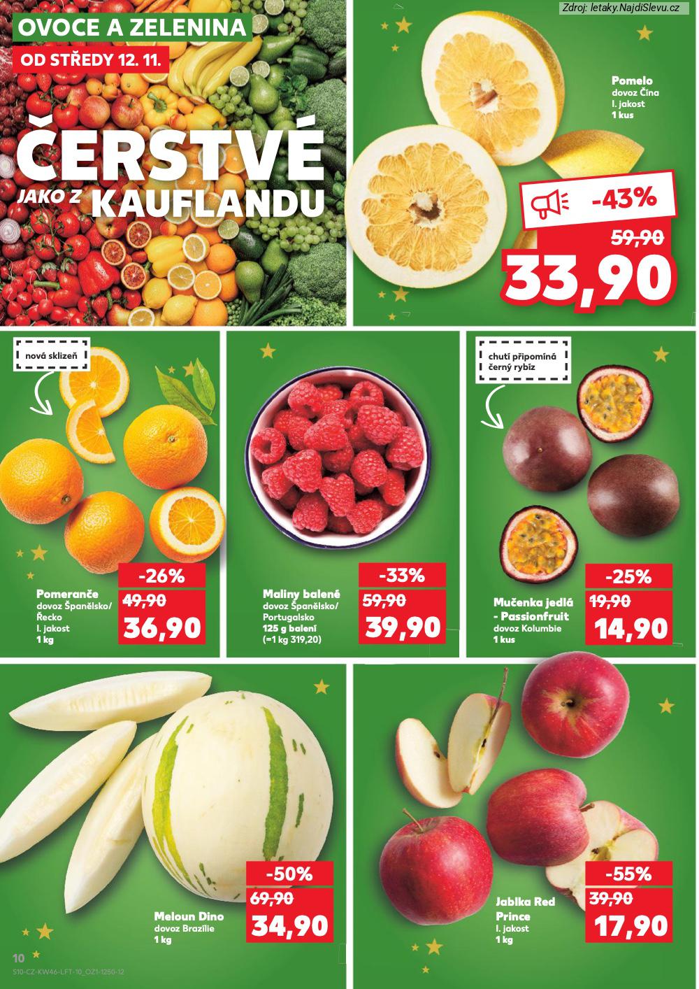 Let�k Kaufland  Karlovy Vary, Plze�, �st� nad Labem, �esk� Bud�jovice, Liberec, P... (12. 11. - 18. 11. 2025) - str. 10