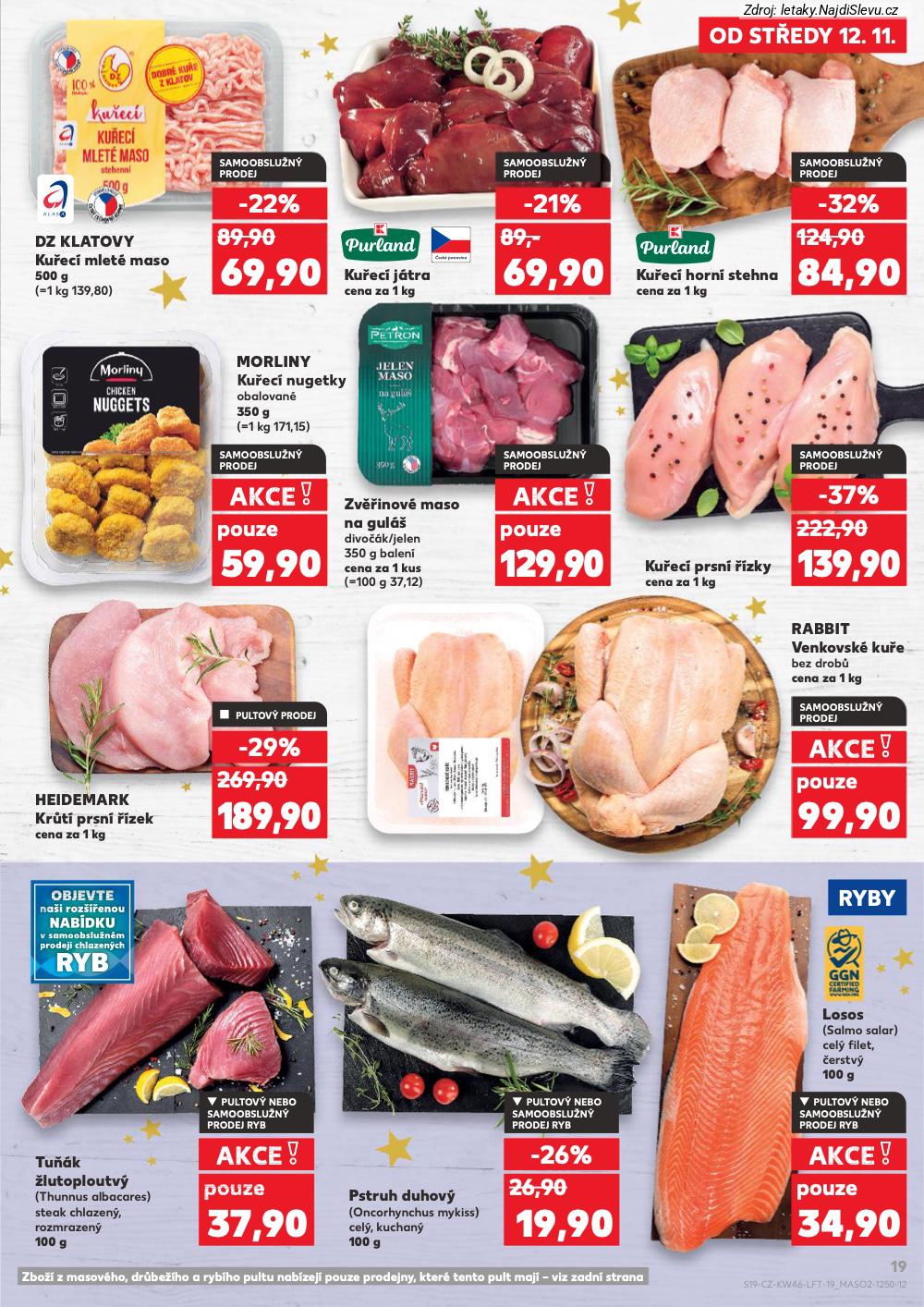 Let�k Kaufland  Karlovy Vary, Plze�, �st� nad Labem, �esk� Bud�jovice, Liberec, P... (12. 11. - 18. 11. 2025) - str. 19