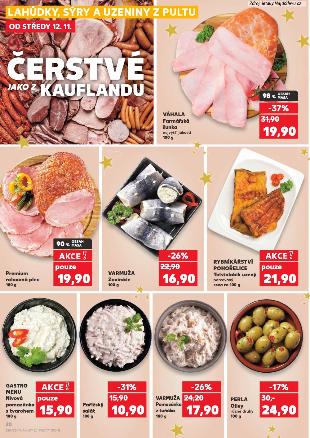 Let�k Kaufland  Karlovy Vary, Plze�, �st� nad Labem, �esk� Bud�jovice, Liberec, P... (12. 11. - 18. 11. 2025) - str. 20