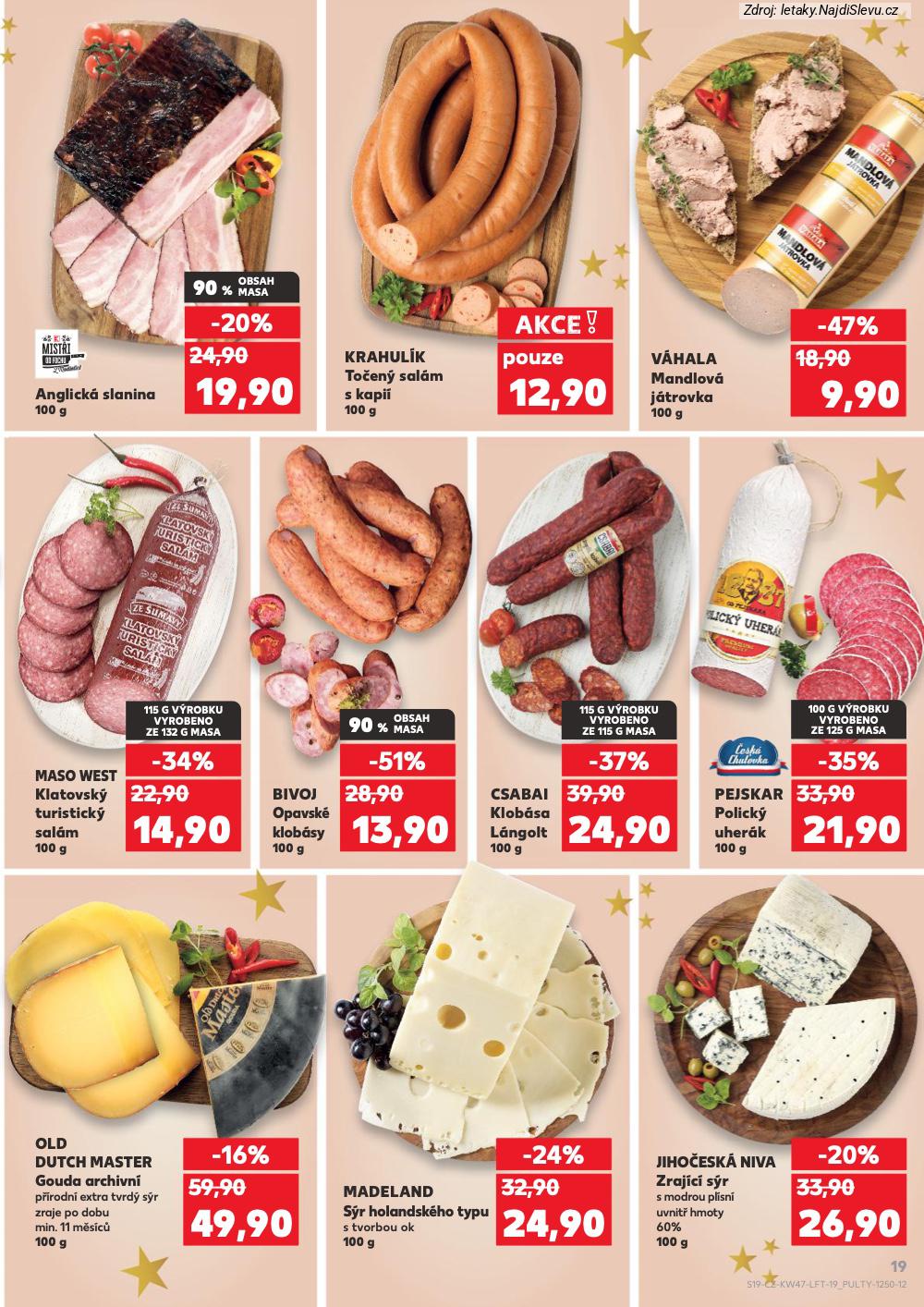 Let�k Kaufland  Uhersk� Hradi�t�, Vy�kov, �esk� T�ebov�, Boskovice, Prost�jov, Uh... (19. 11. - 25. 11. 2025) - str. 19