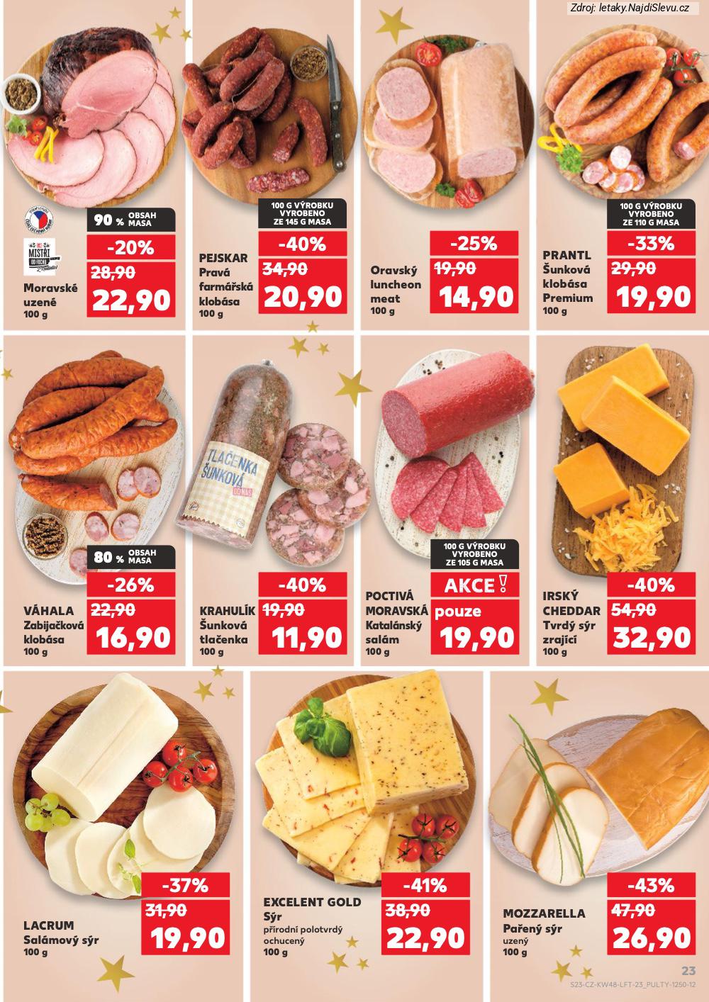 Let�k Kaufland  Jihlava, �umperk, Havl��k�v Brod, Vset�n, P�erov, ���r nad S�zavo... (26. 11. - 2. 12. 2025) - str. 23