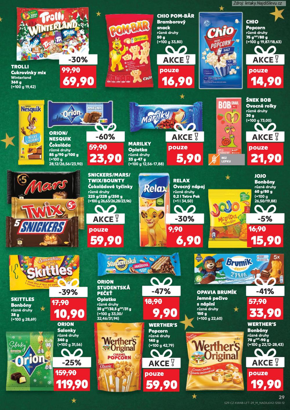 Let�k Kaufland  Jihlava, �umperk, Havl��k�v Brod, Vset�n, P�erov, ���r nad S�zavo... (26. 11. - 2. 12. 2025) - str. 29