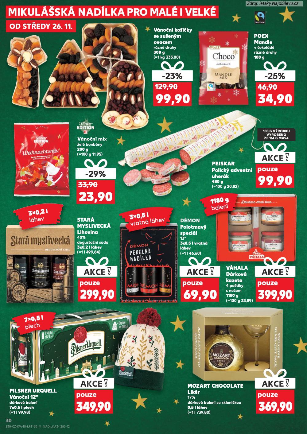 Let�k Kaufland  Jihlava, �umperk, Havl��k�v Brod, Vset�n, P�erov, ���r nad S�zavo... (26. 11. - 2. 12. 2025) - str. 30