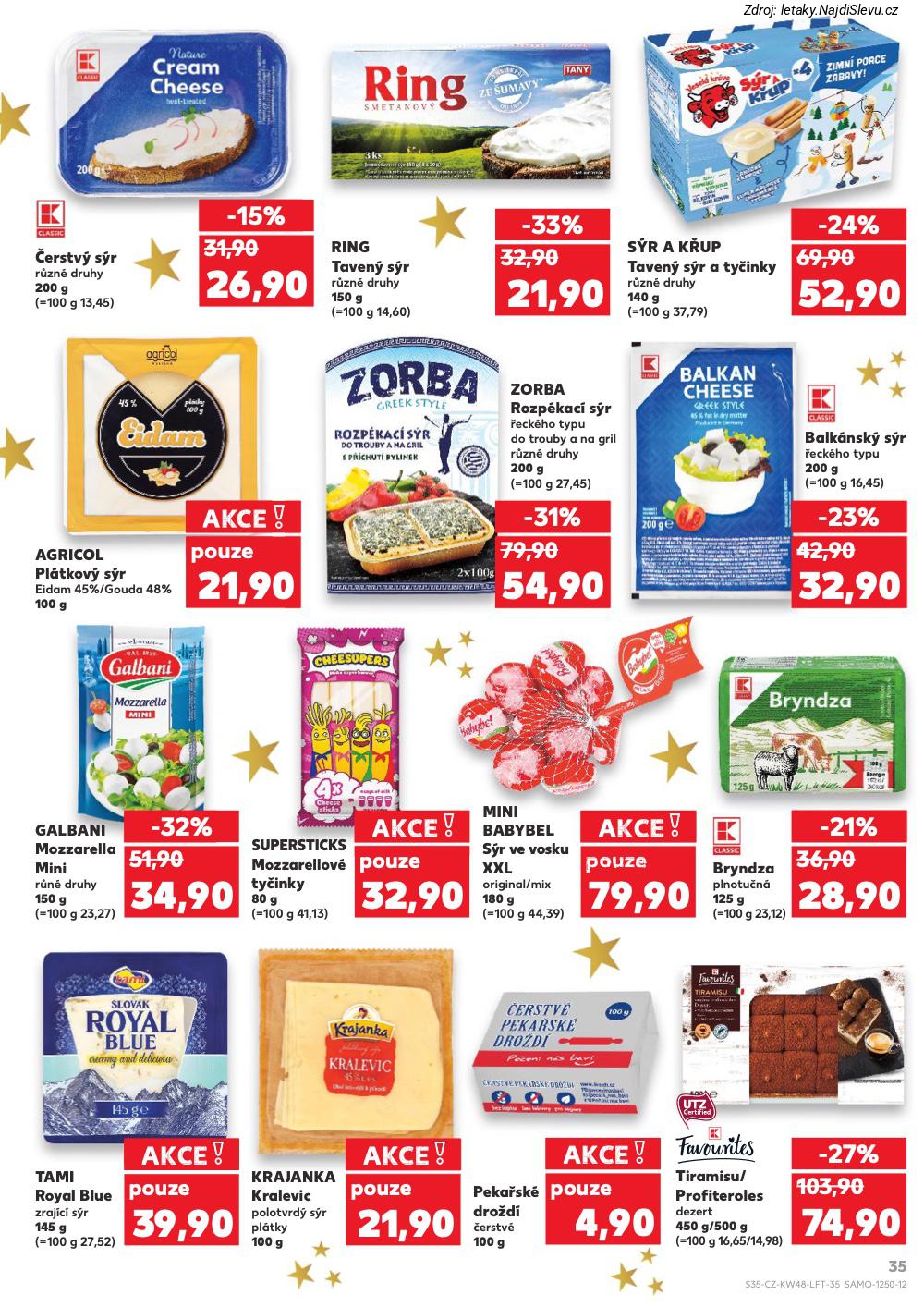 Let�k Kaufland  Jihlava, �umperk, Havl��k�v Brod, Vset�n, P�erov, ���r nad S�zavo... (26. 11. - 2. 12. 2025) - str. 35