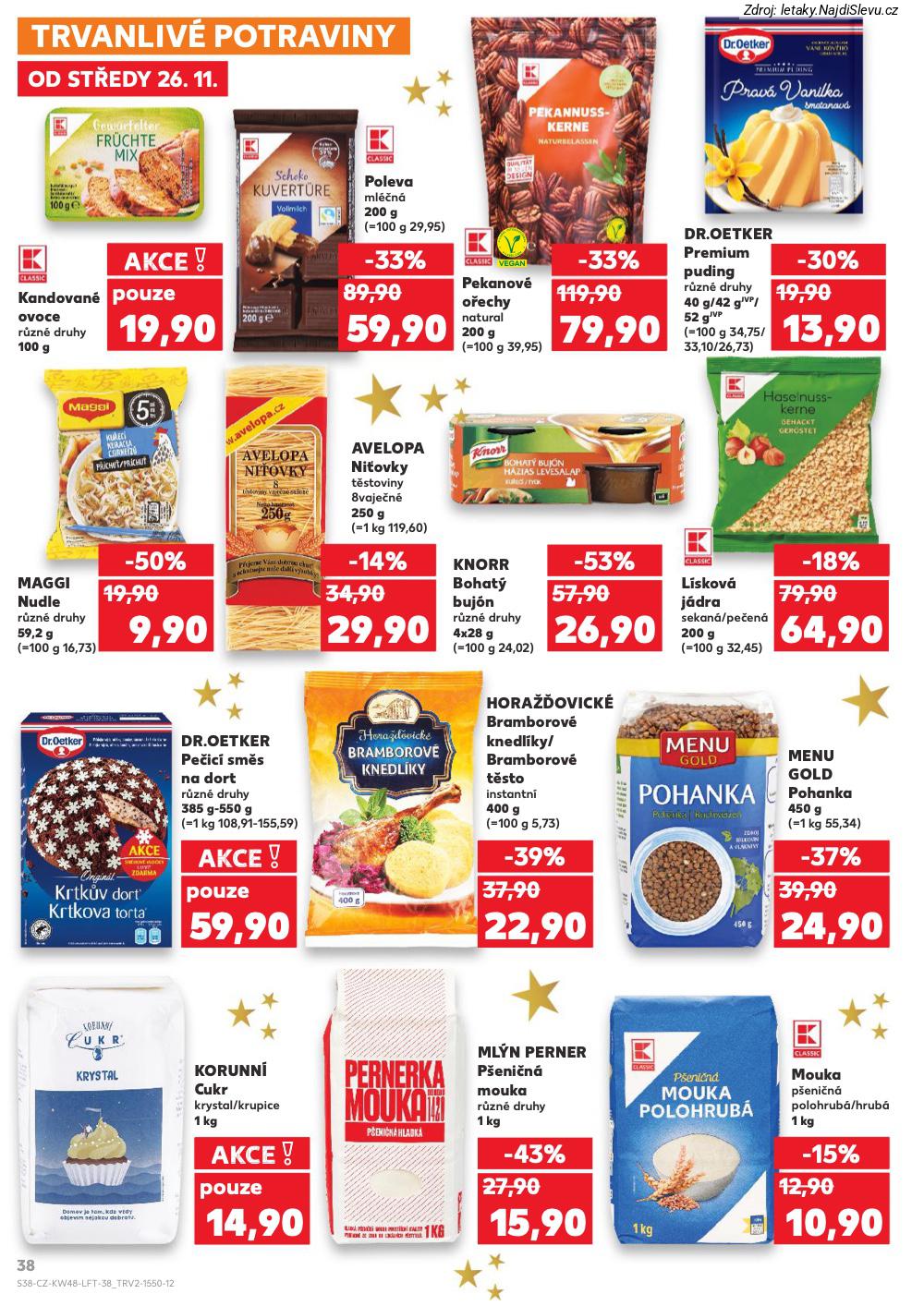 Let�k Kaufland  Jihlava, �umperk, Havl��k�v Brod, Vset�n, P�erov, ���r nad S�zavo... (26. 11. - 2. 12. 2025) - str. 38