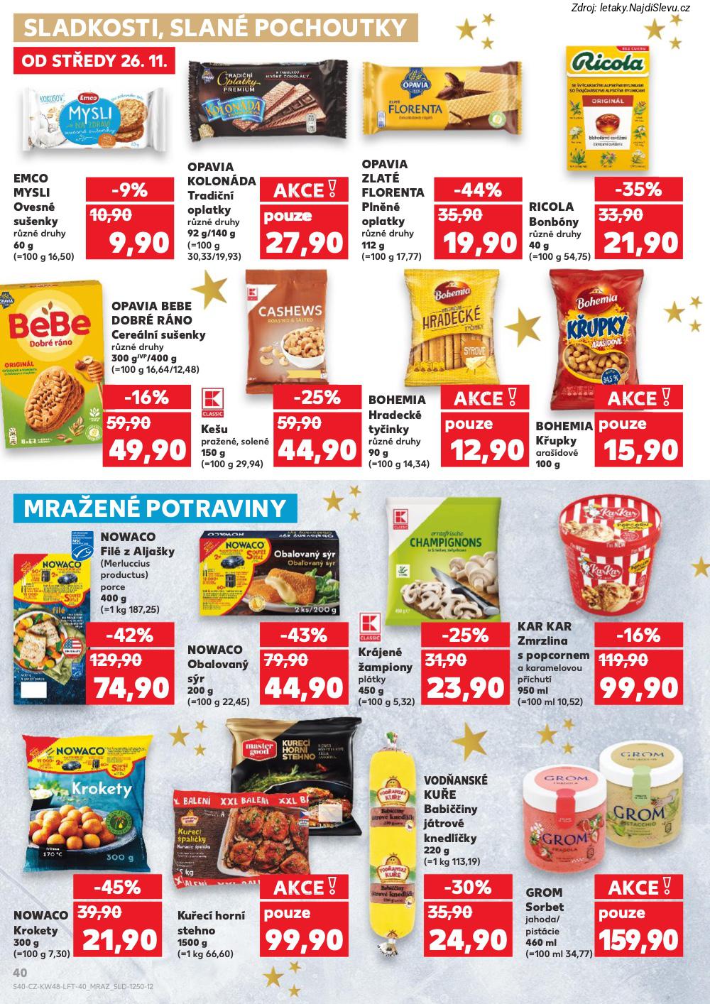 Let�k Kaufland  Jihlava, �umperk, Havl��k�v Brod, Vset�n, P�erov, ���r nad S�zavo... (26. 11. - 2. 12. 2025) - str. 40