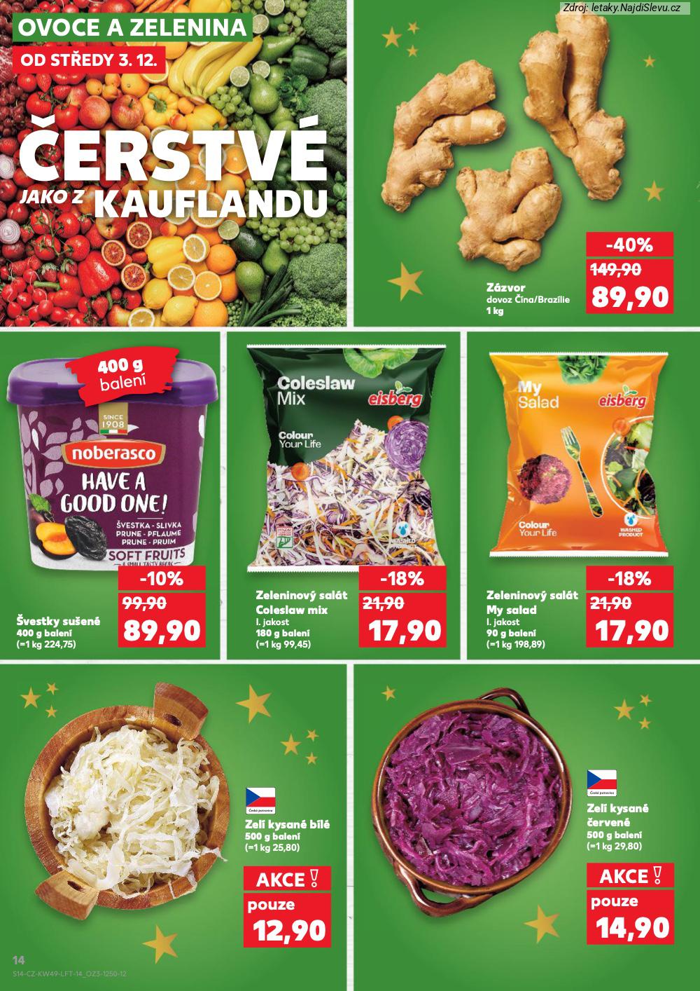 Let�k Kaufland (3. 12. - 9. 12. 2025) - strana 14 z 60