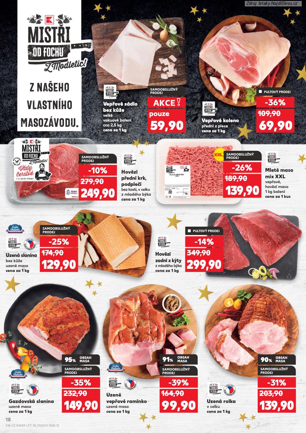 Let�k Kaufland (3. 12. - 9. 12. 2025) - strana 18 z 60