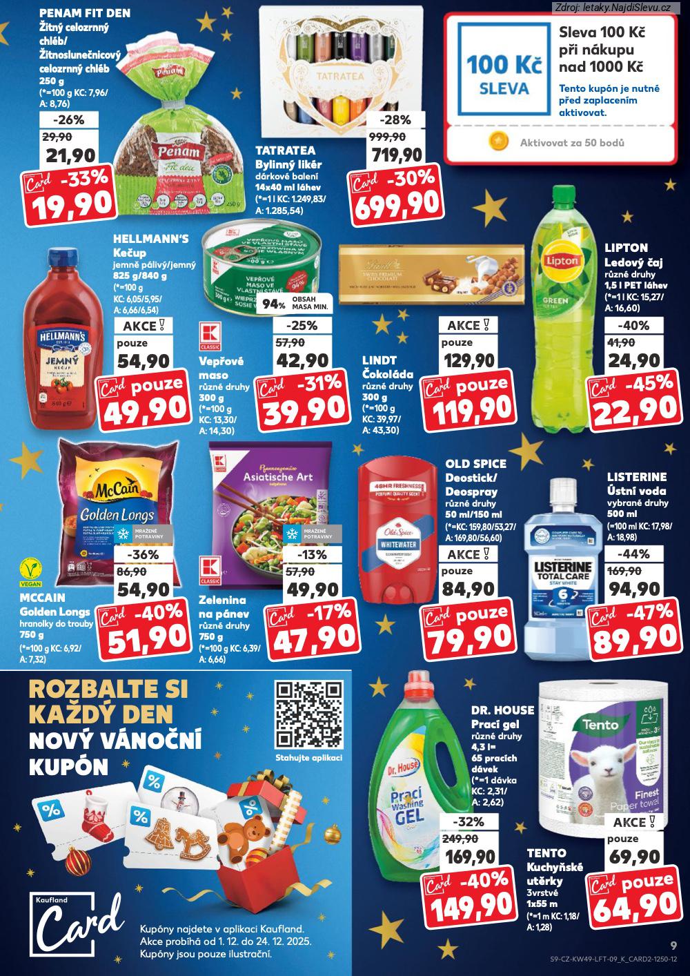 Let�k Kaufland (3. 12. - 9. 12. 2025) - strana 9 z 60