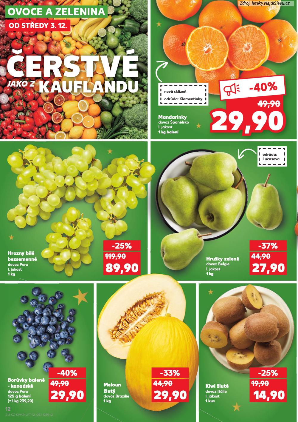 Let�k Kaufland (3. 12. - 9. 12. 2025) - strana 12 z 60
