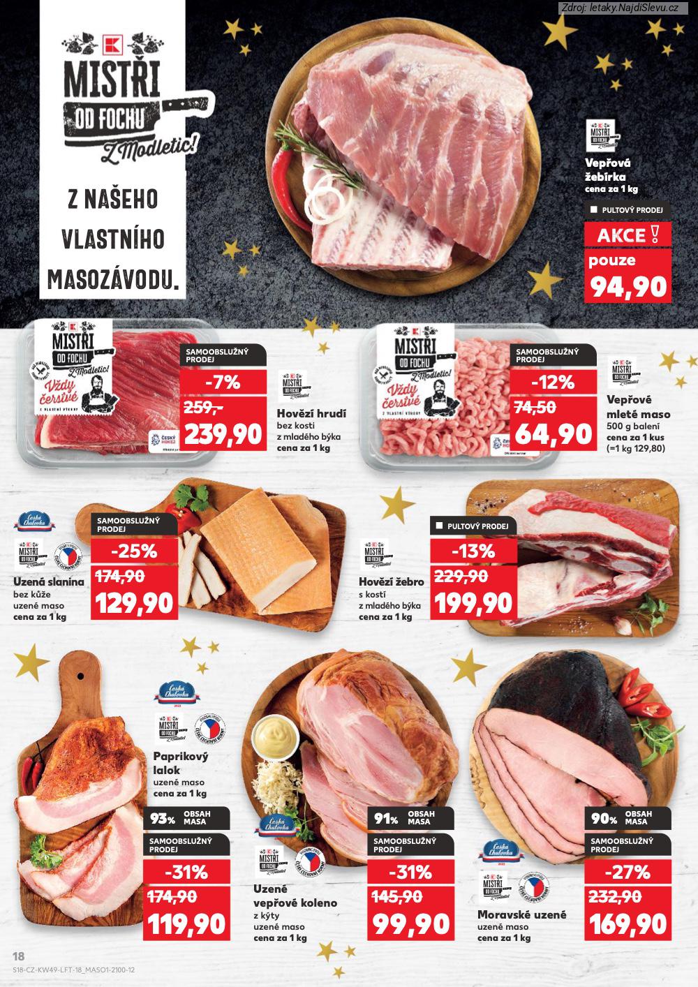Let�k Kaufland (3. 12. - 9. 12. 2025) - strana 18 z 60
