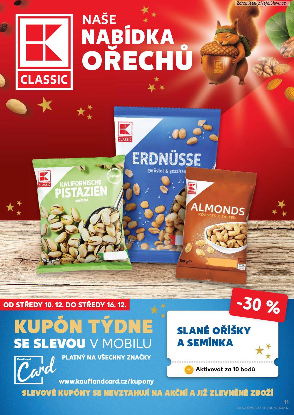 Let�k Kaufland  T�bor, Varnsdorf, Jablonec nad Nisou, N�chod, Mlad� Boleslav, Tep... (10. 12. - 16. 12. 2025) - str. 11