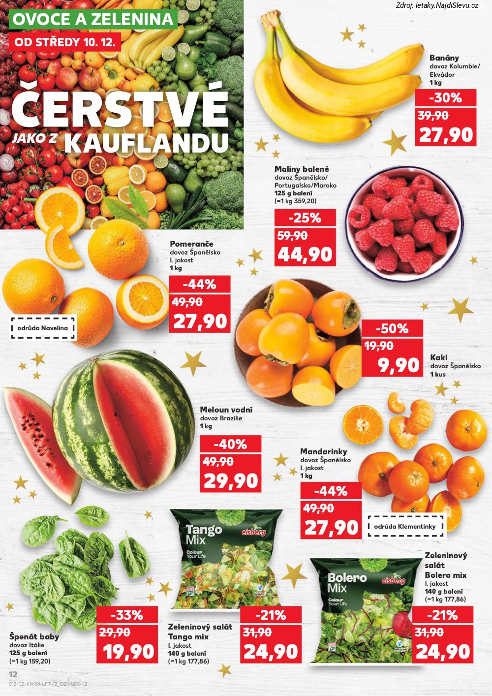 Let�k Kaufland  T�bor, Varnsdorf, Jablonec nad Nisou, N�chod, Mlad� Boleslav, Tep... (10. 12. - 16. 12. 2025) - str. 12