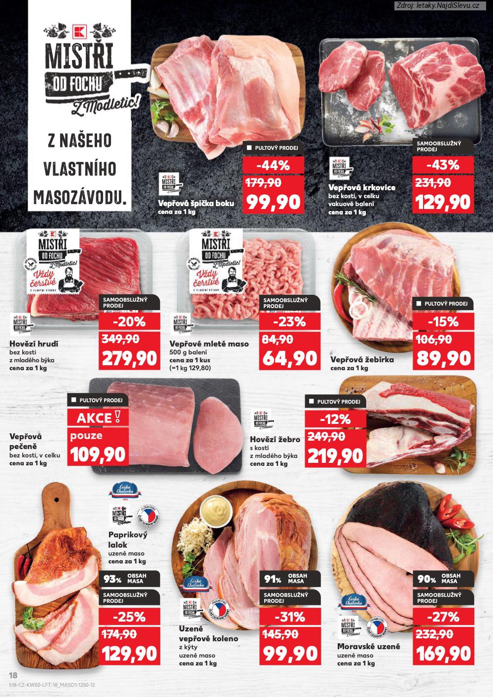 Let�k Kaufland  T�bor, Varnsdorf, Jablonec nad Nisou, N�chod, Mlad� Boleslav, Tep... (10. 12. - 16. 12. 2025) - str. 18