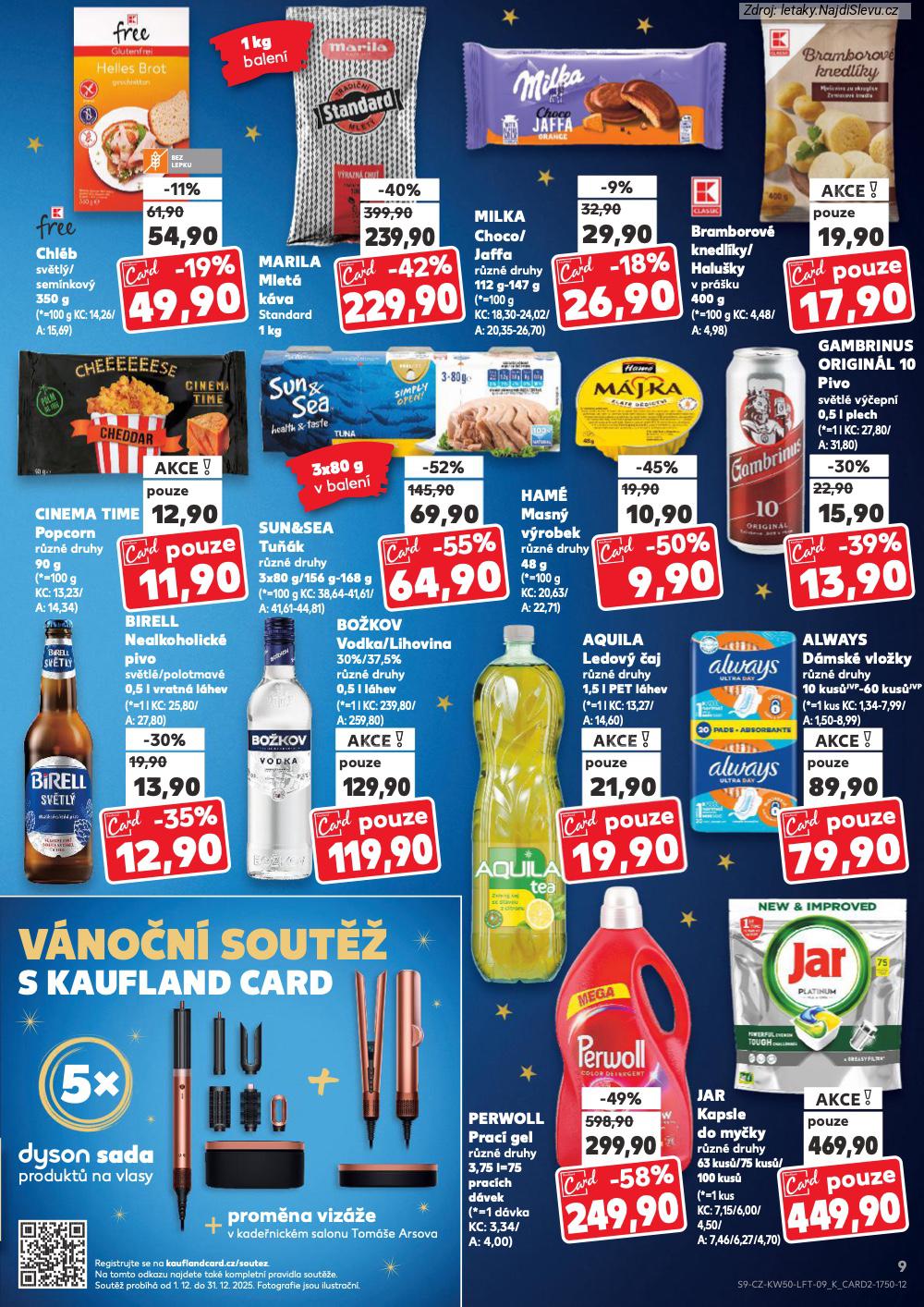 Let�k Kaufland  T�bor, Varnsdorf, Jablonec nad Nisou, N�chod, Mlad� Boleslav, Tep... (10. 12. - 16. 12. 2025) - str. 9