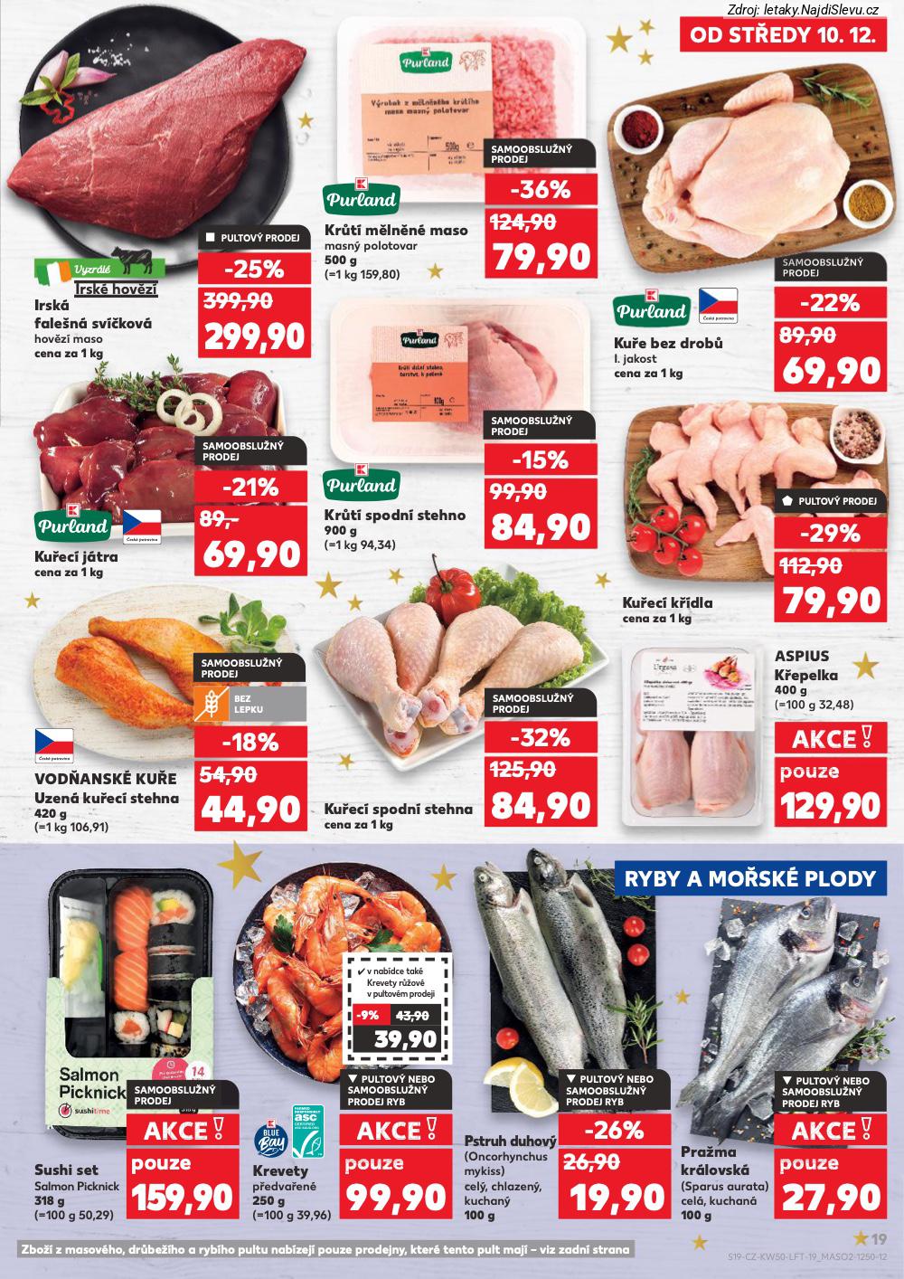 Let�k Kaufland  Karlovy Vary, Plze�, �st� nad Labem, �esk� Bud�jovice, Liberec, P... (10. 12. - 16. 12. 2025) - str. 19