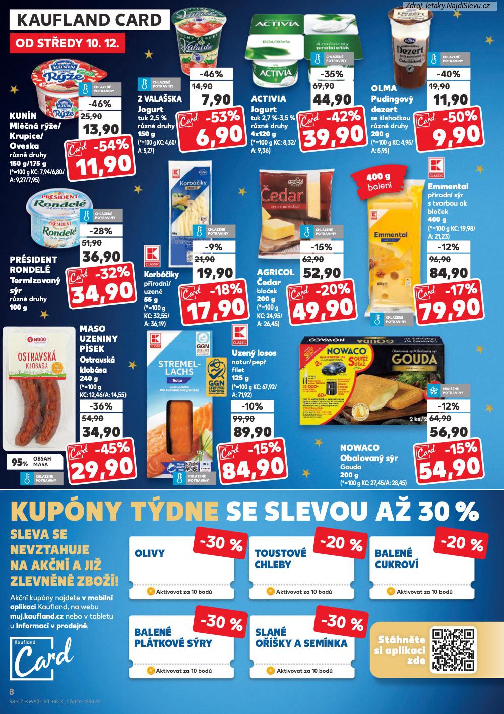 Let�k Kaufland  Karlovy Vary, Plze�, �st� nad Labem, �esk� Bud�jovice, Liberec, P... (10. 12. - 16. 12. 2025) - str. 8