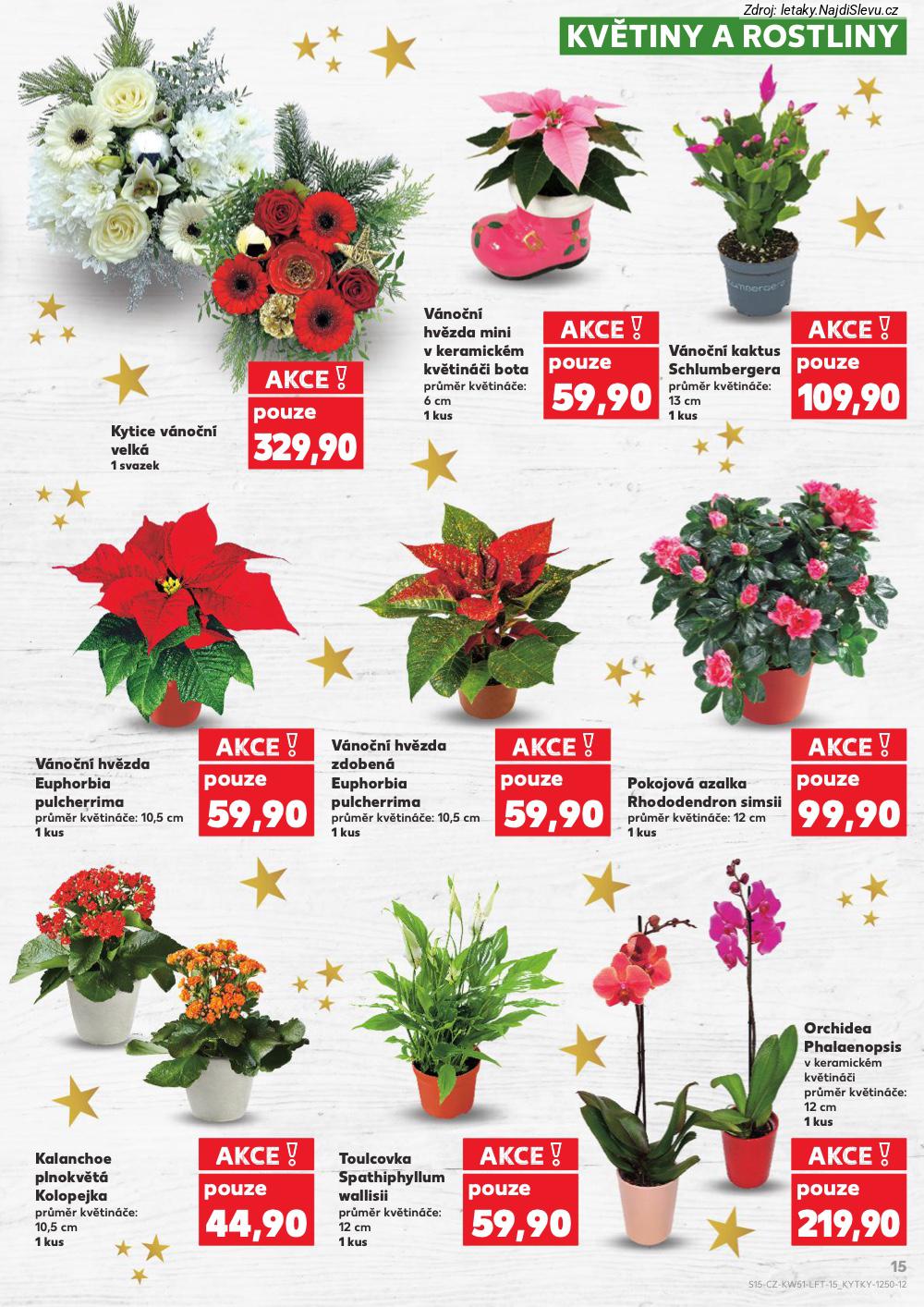 Let�k Kaufland  Most, M�ln�k, Sokolov, Mari�nsk� L�zn�, Kol�n, Kladno, �atec, P�s... (17. 12. - 24. 12. 2025) - str. 15