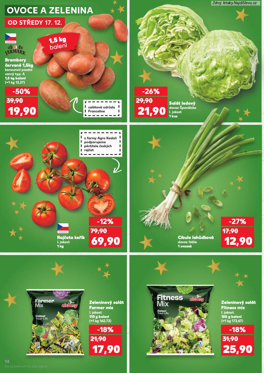Let�k Kaufland  Zl�n, Hranice, Bohum�n, Krnov, T�eb��, Hodon�n, T�inec, Orlov� (17. 12. - 24. 12. 2025) - str. 14