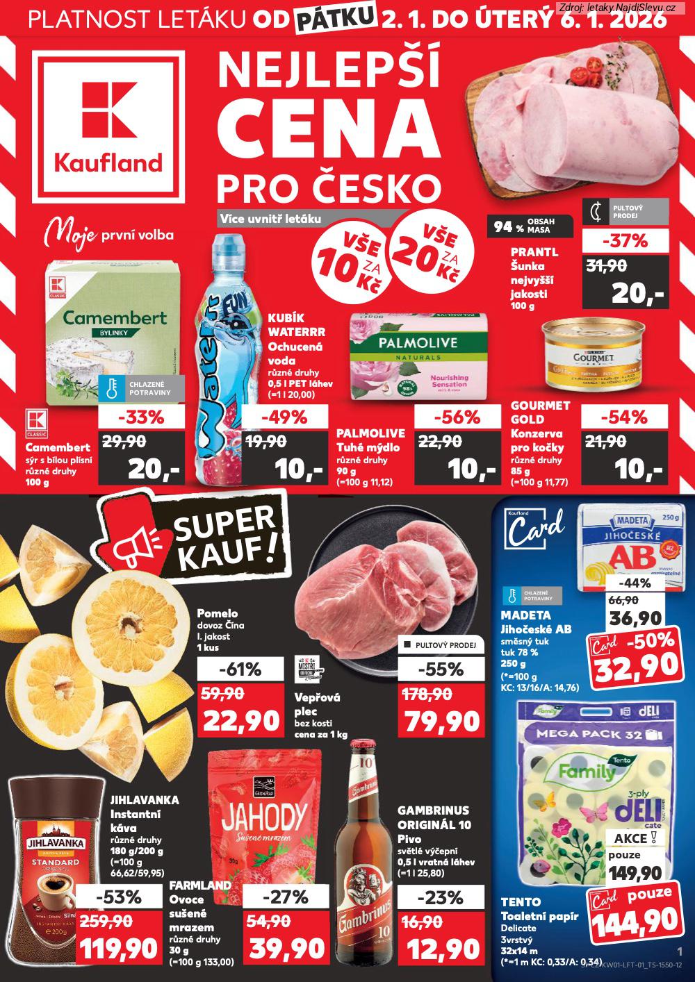 Let�k Kaufland  Praha (2. 1. - 6. 1. 2026) - str. 1