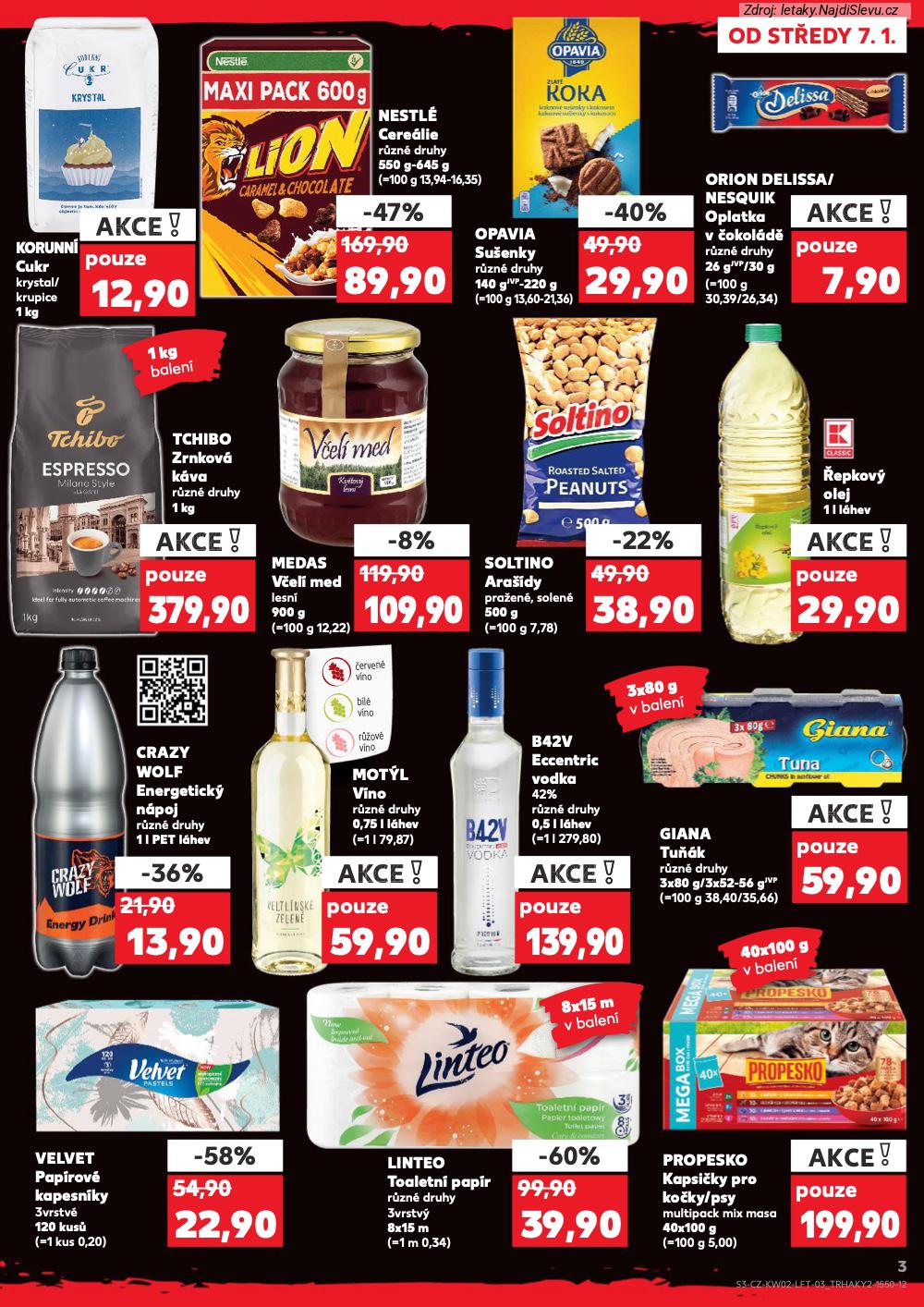 Let�k Kaufland (7. 1. - 13. 1. 2026) - strana 3 z 60