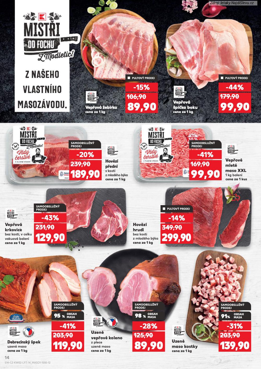 Let�k Kaufland (7. 1. - 13. 1. 2026) - strana 14 z 60