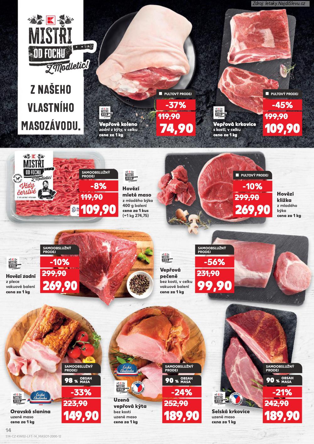 Let�k Kaufland (7. 1. - 13. 1. 2026) - strana 14 z 60