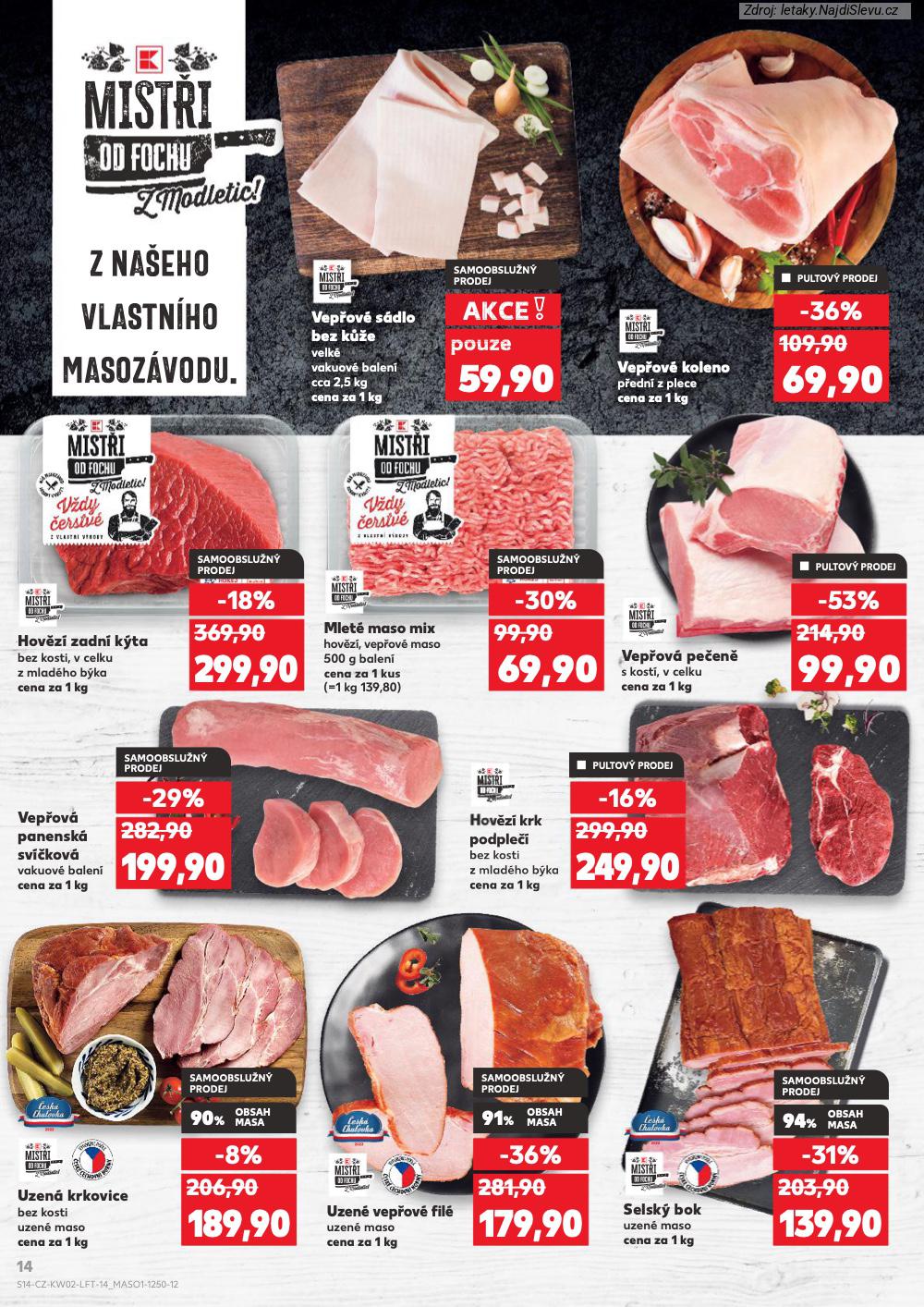 Let�k Kaufland (7. 1. - 13. 1. 2026) - strana 14 z 60