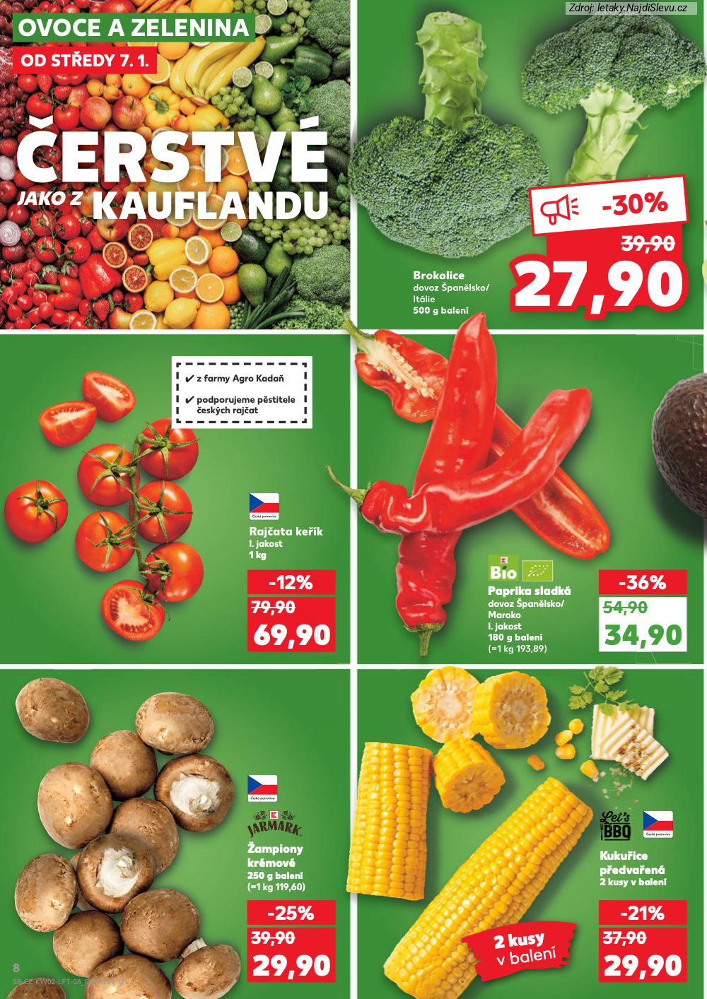 Let�k Kaufland (7. 1. - 13. 1. 2026) - strana 8 z 60